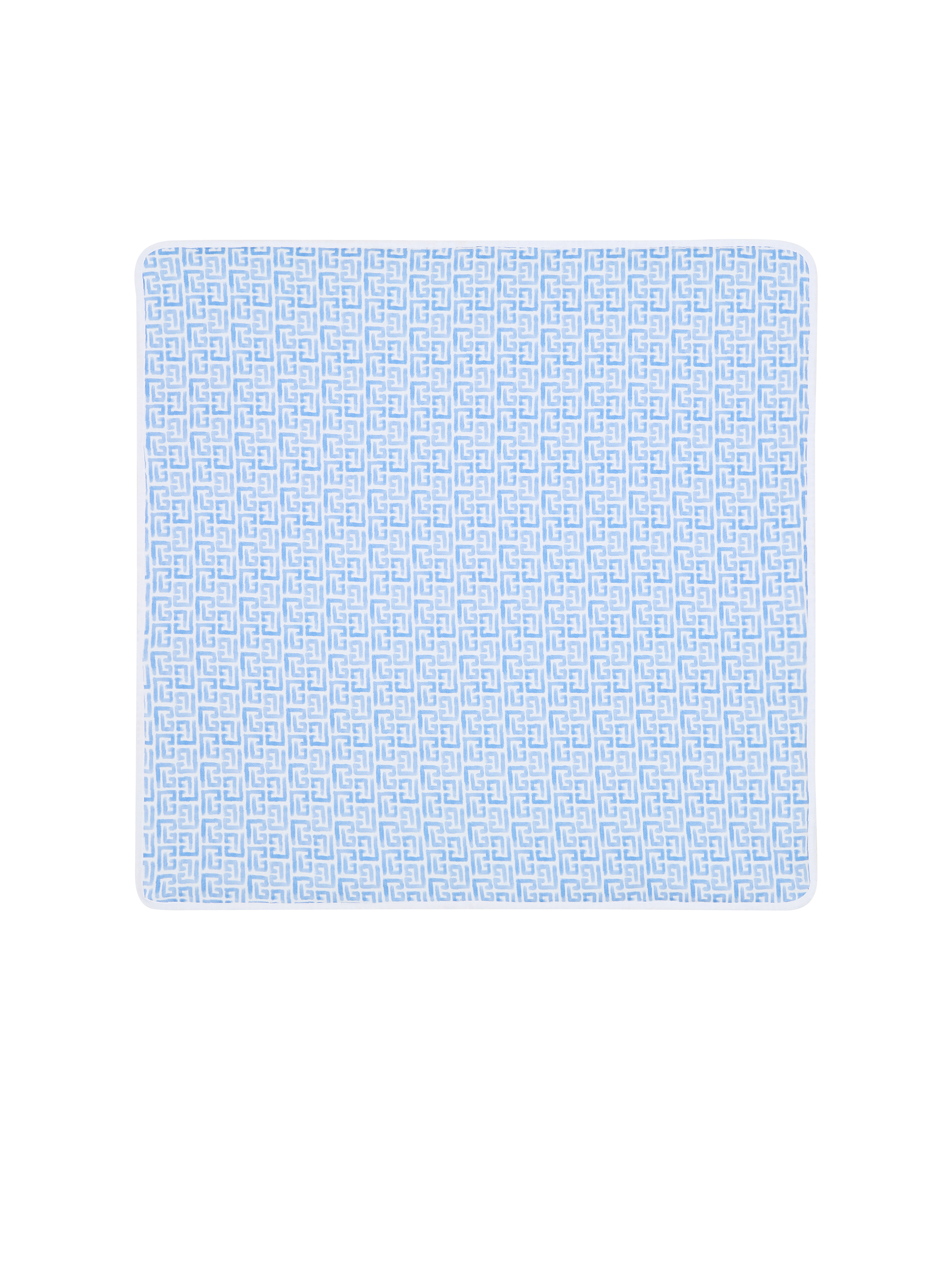 Monogram baby blanket