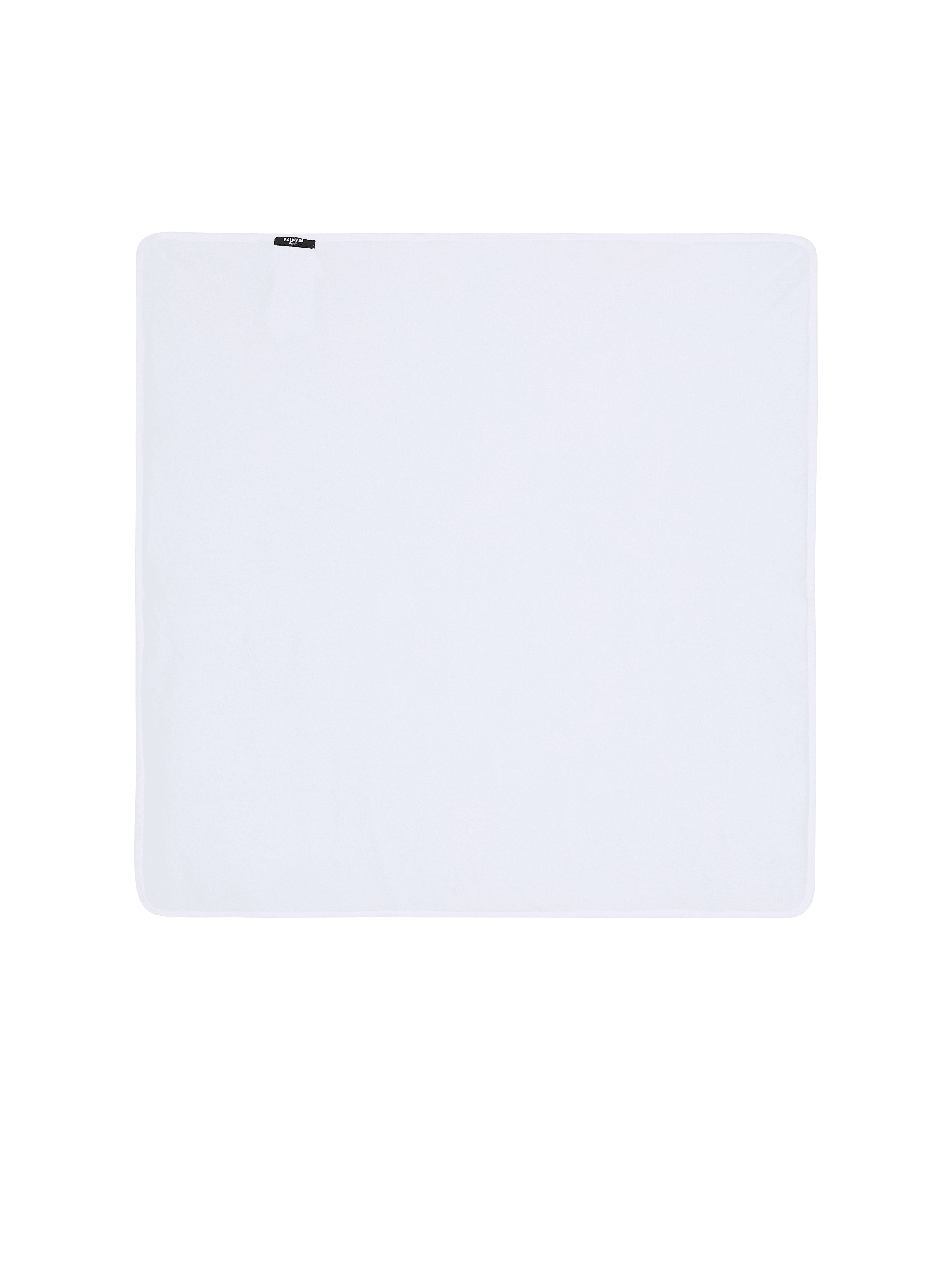 Monogram baby blanket