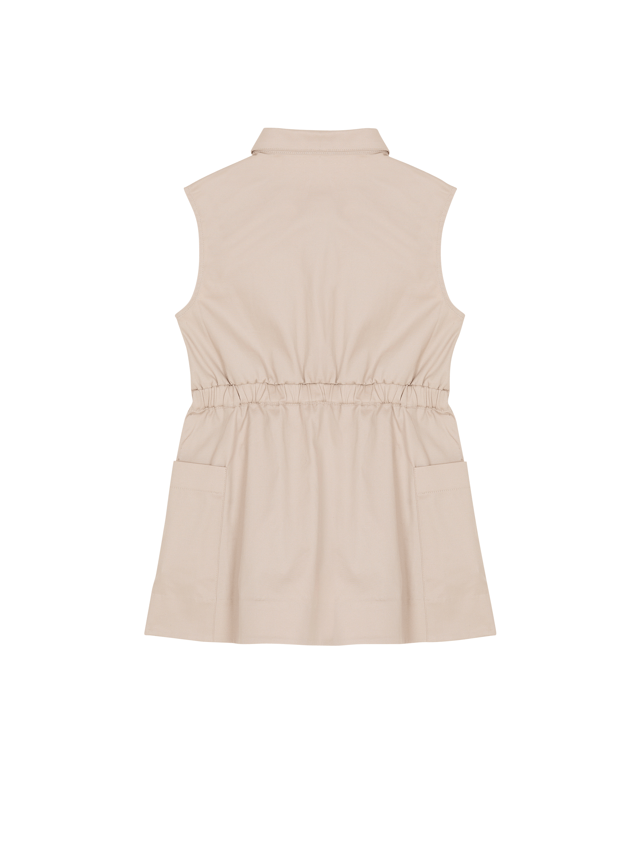 A-line dress with buttons