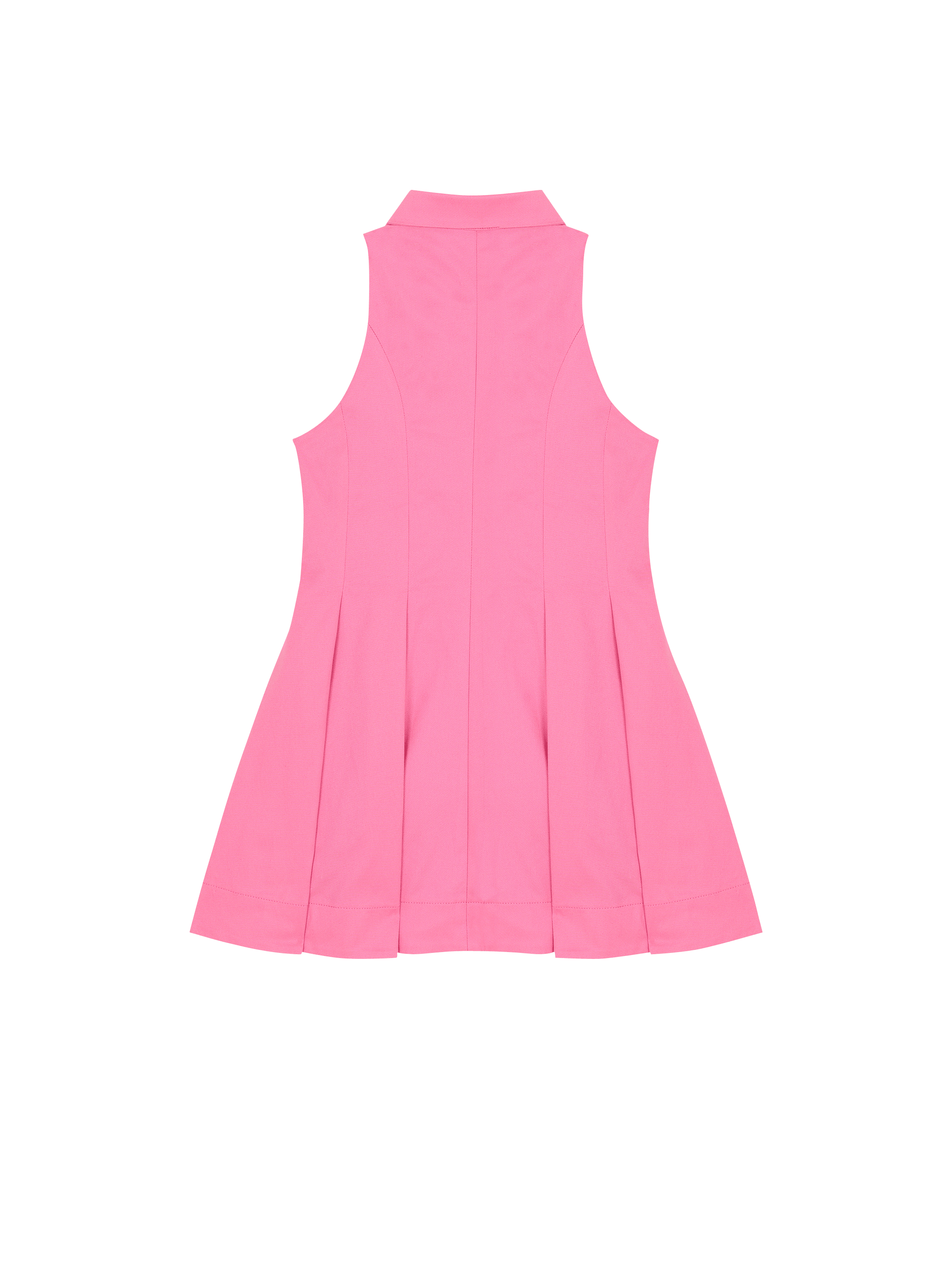 Flared dress with buttons