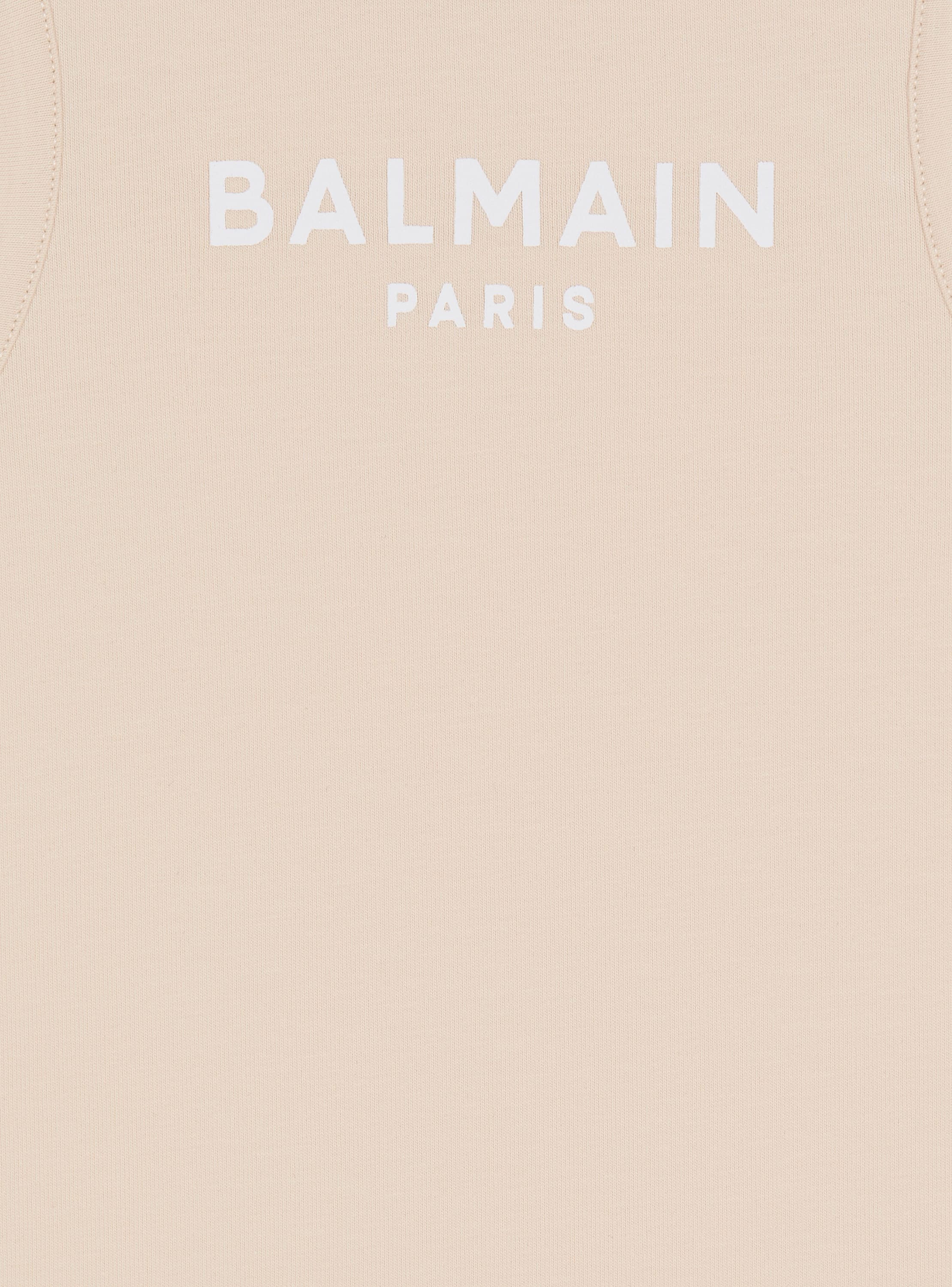 Printed Balmain Paris tank top