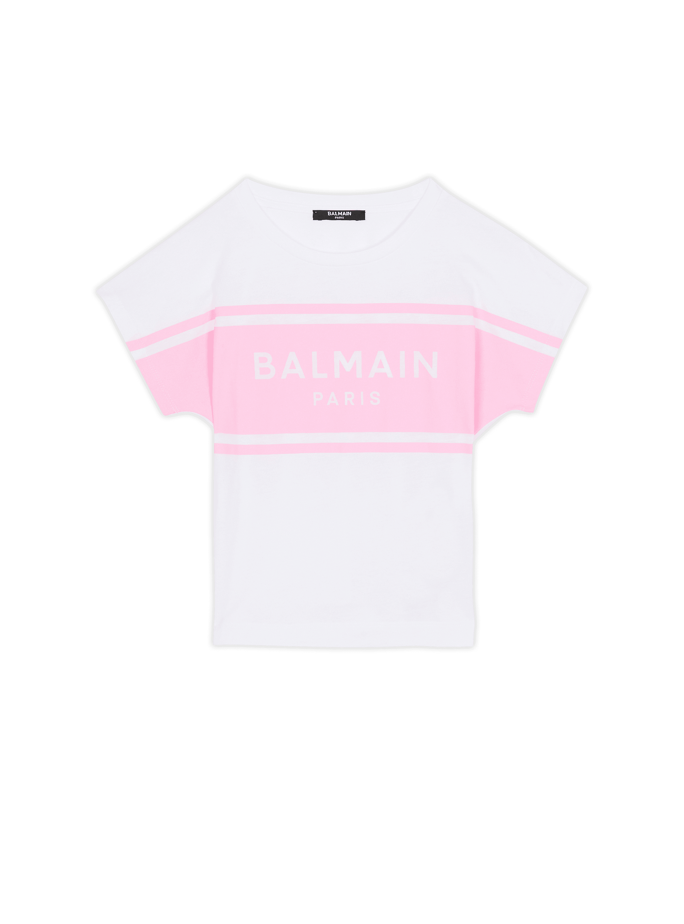 T-shirt with Balmain Paris print