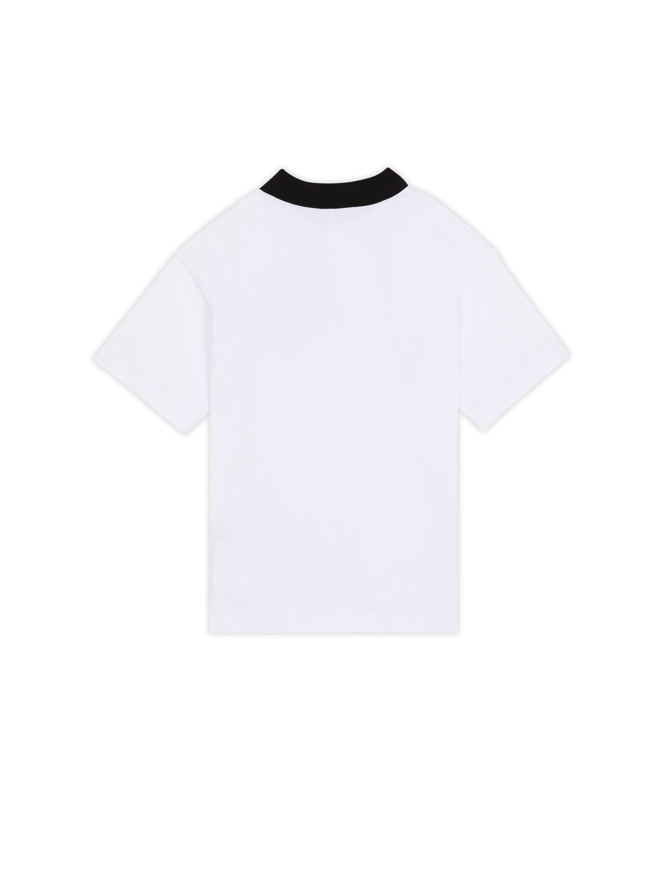 Printed Crest polo shirt