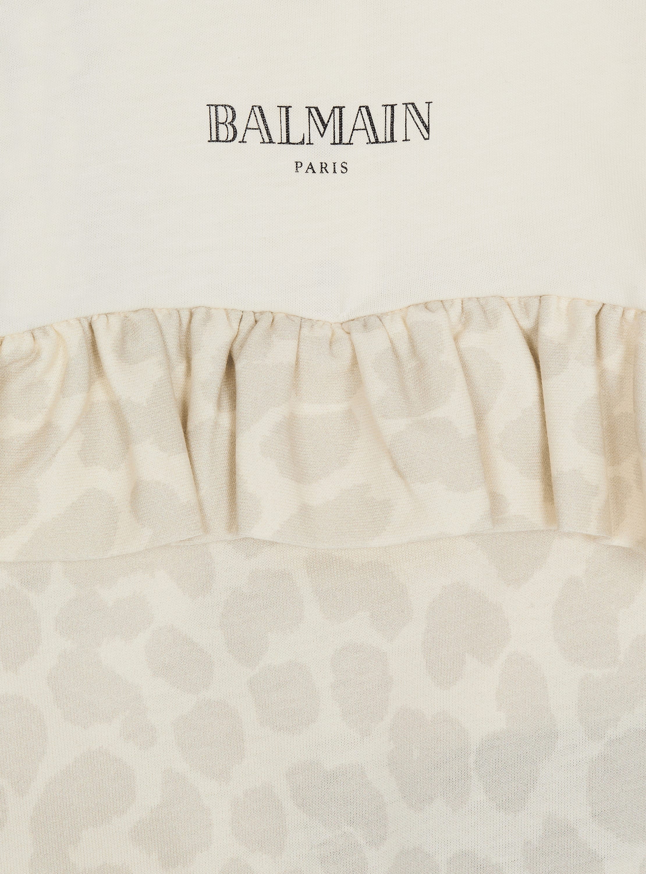 2-piece baby set with leopard print