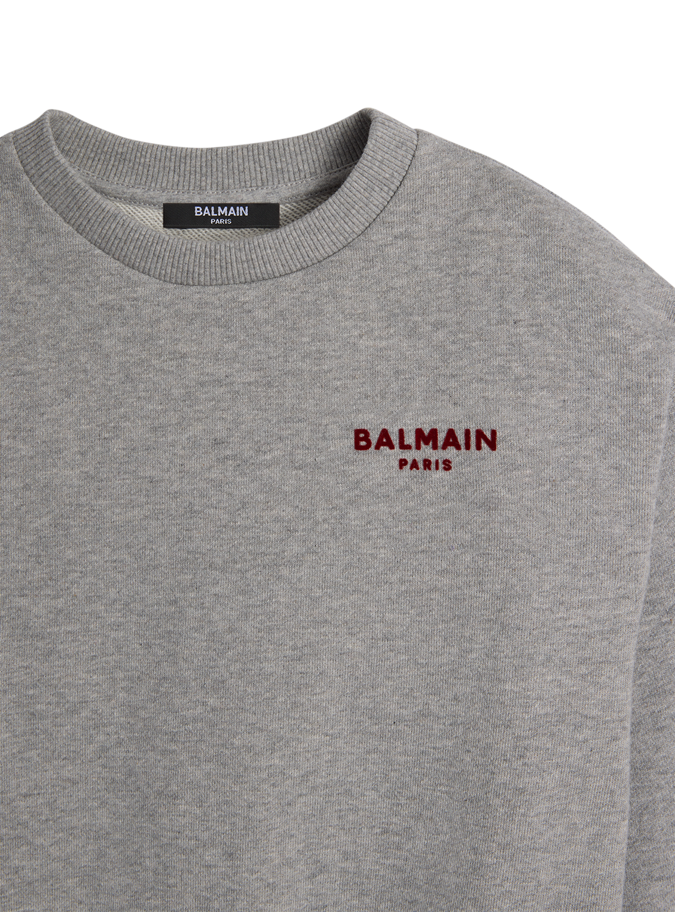 Balmain Paris植绒卫衣