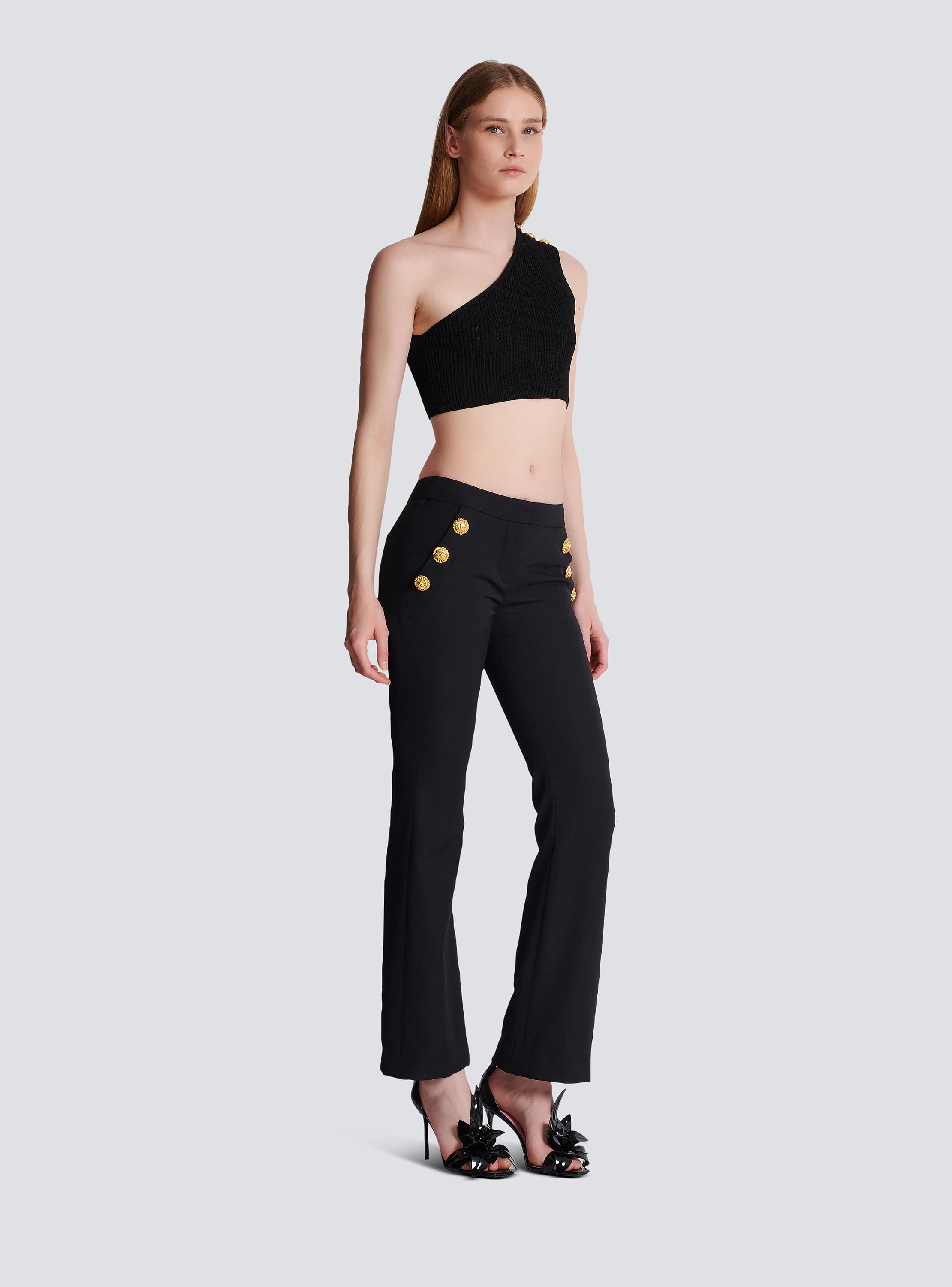 ボトムスその他 BALMAIN FW24 JOGGING PANTS (DF1OB211JB13_0PA) BLACK Balmain JOGGING PANTS (DF1OB211JB13) – LOZURI®