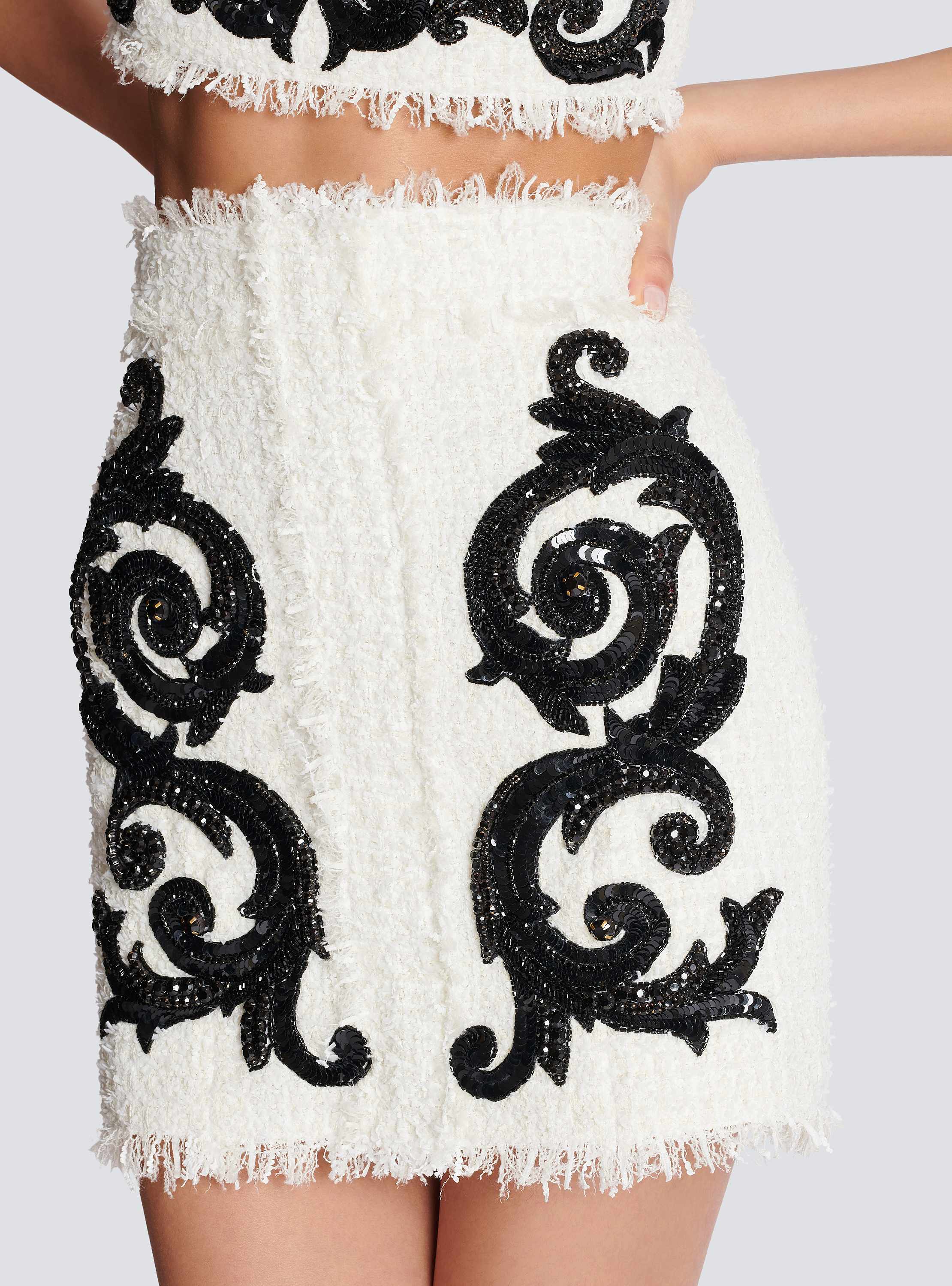 Jupe en tweed Baroque