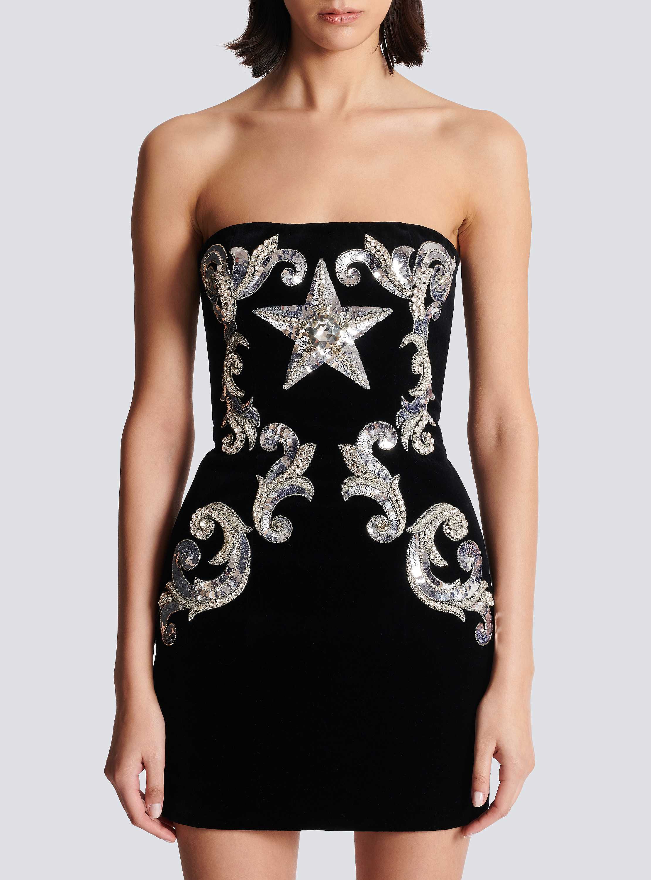 ペイズリー エンブロイダリー ビスチェドレス