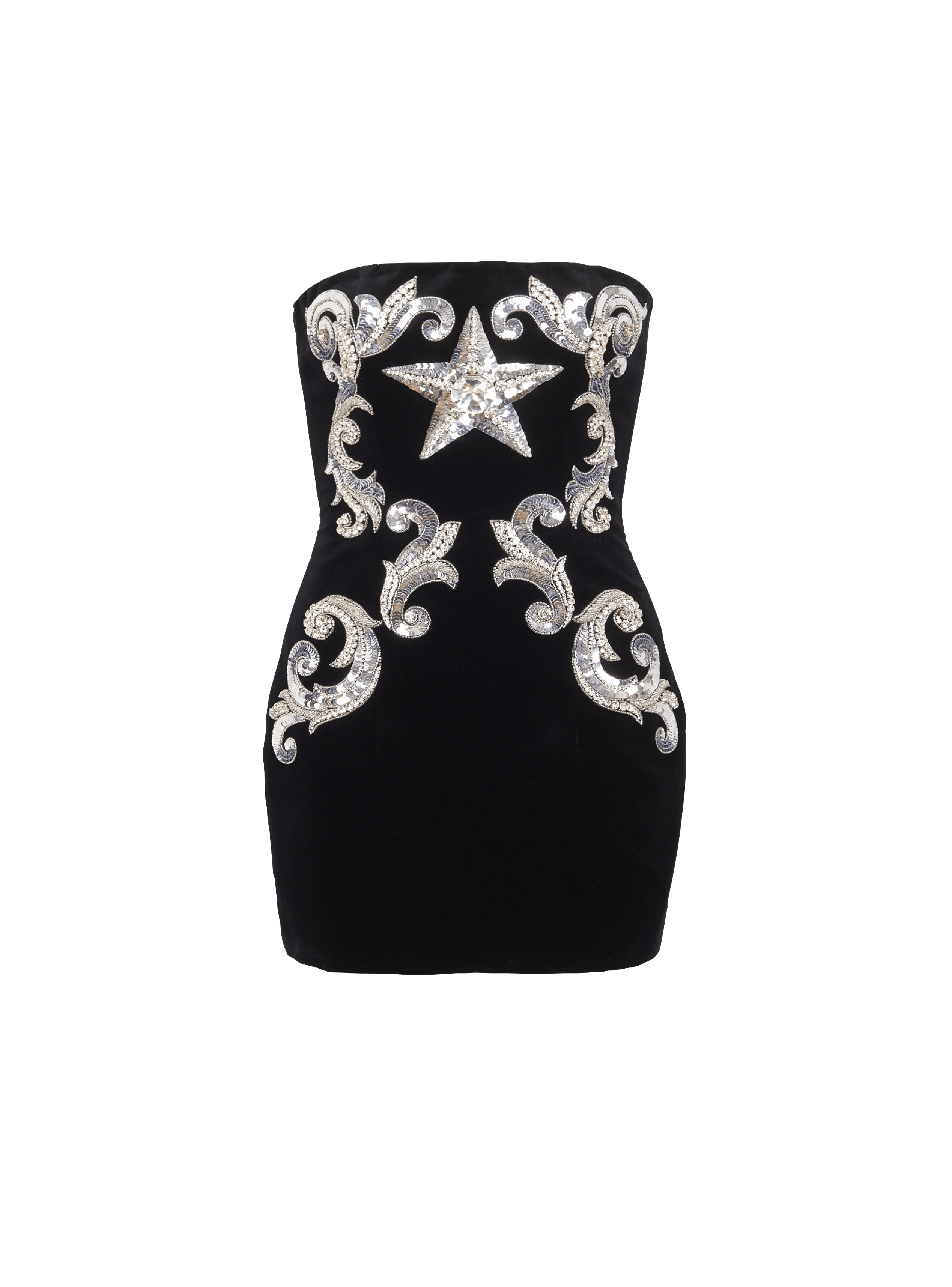 ペイズリー エンブロイダリー ビスチェドレス