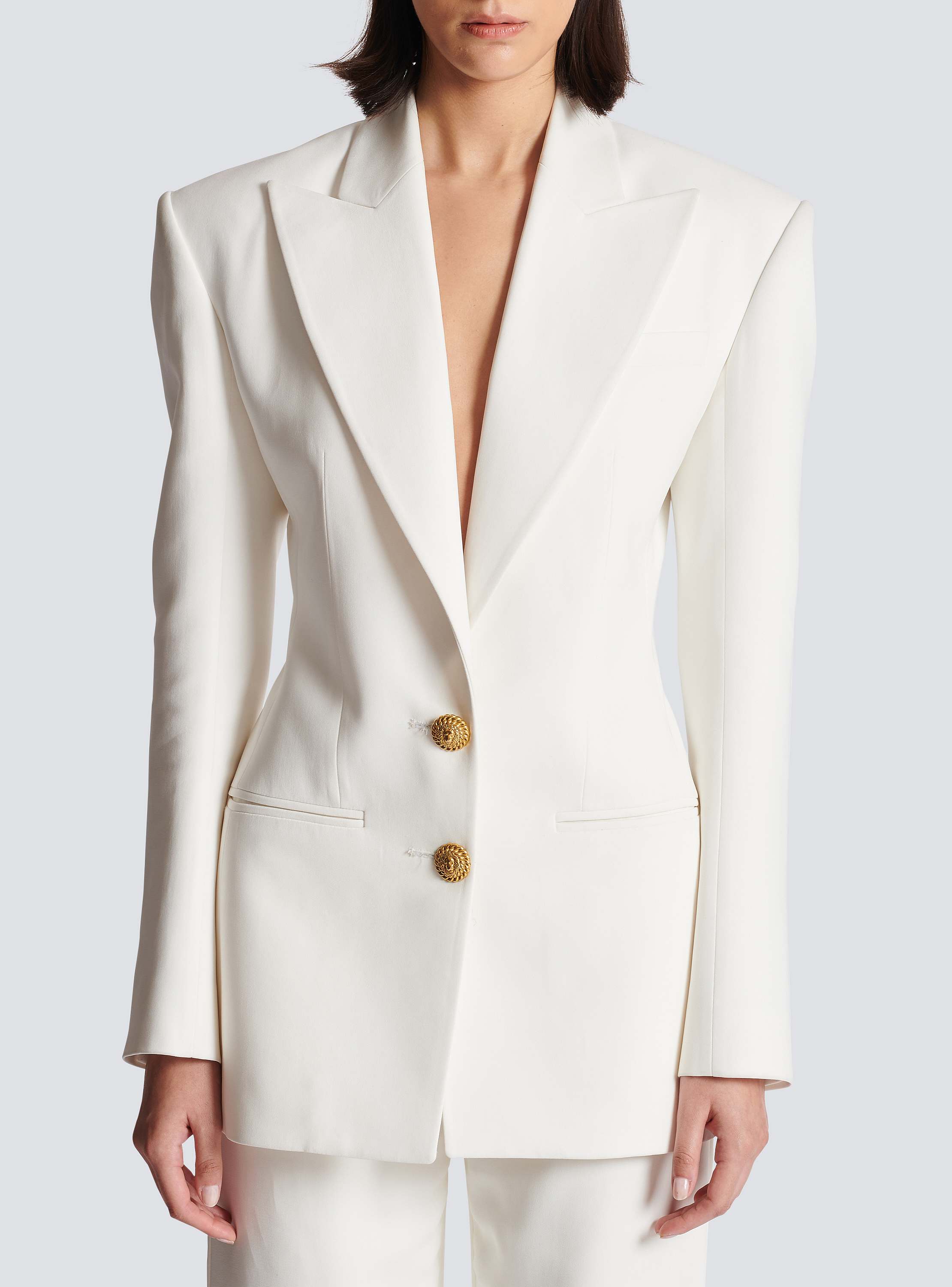 ジャケット BALMAIN FW24 'Chiocciola' blazer (DF0SG008VB00 6BO) Balmain 'chiocciola' Blazer | italist