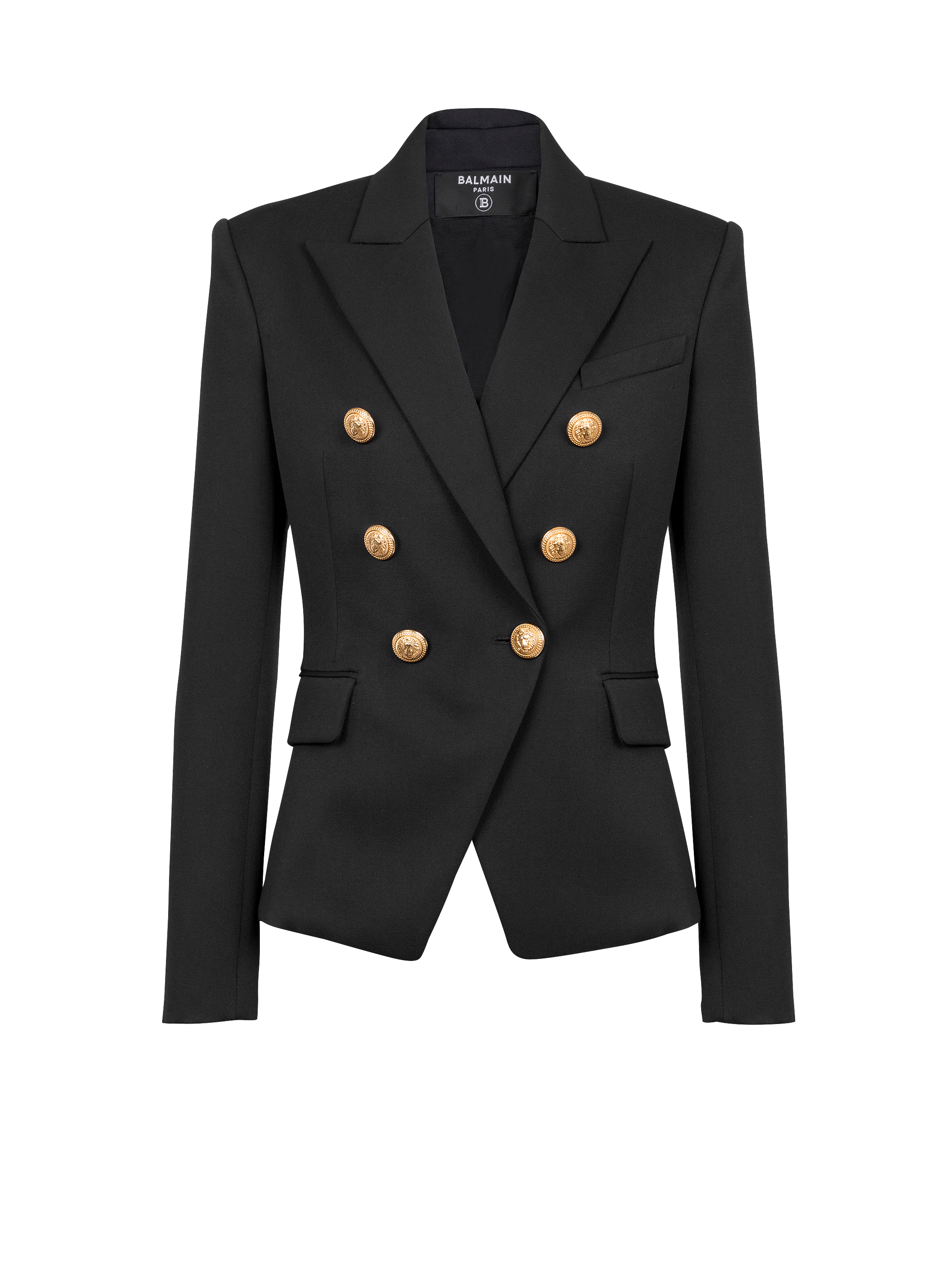 Wool double-breasted jacket