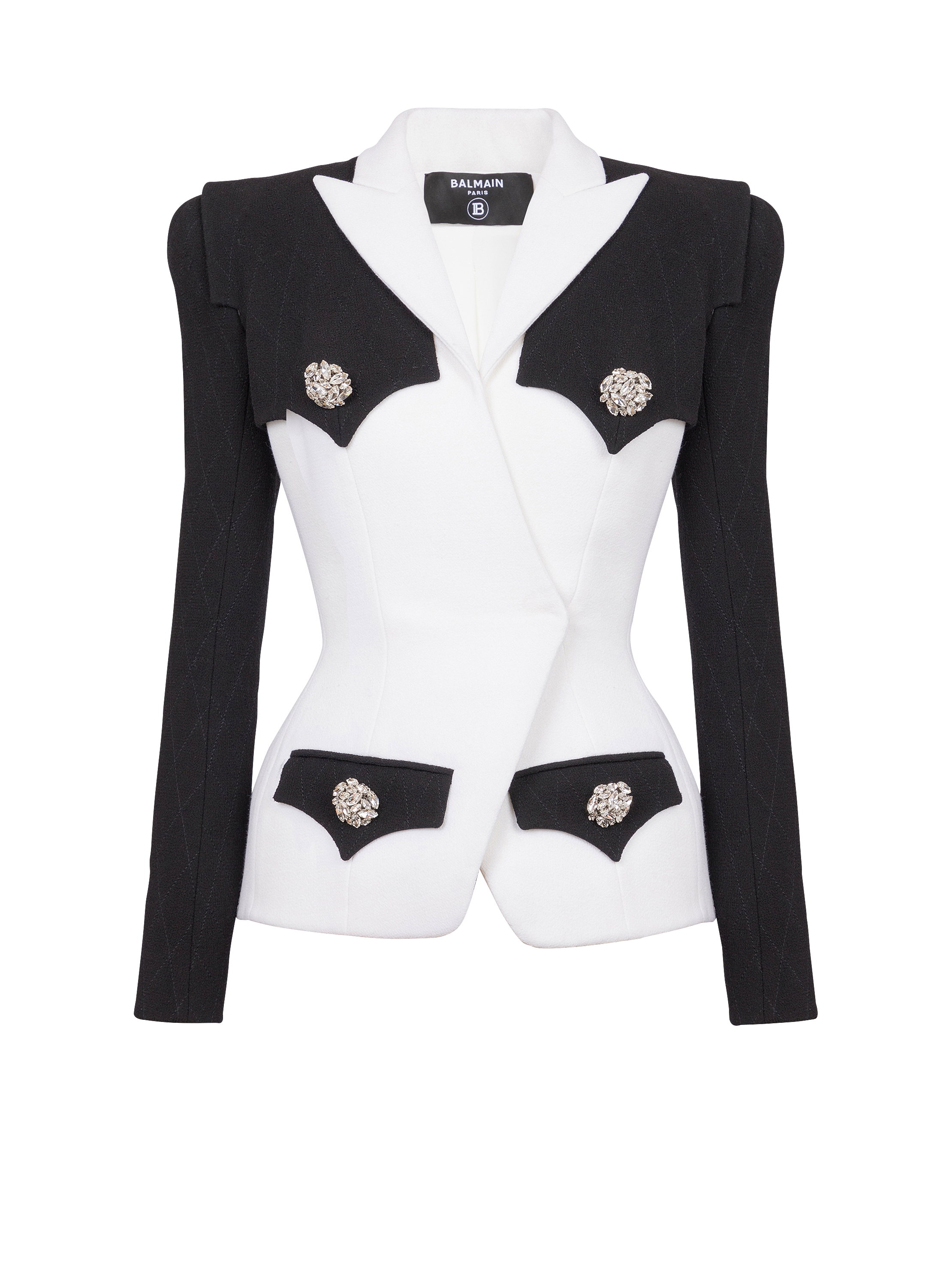 Doppelte Jacke aus Cr&ecirc;pe