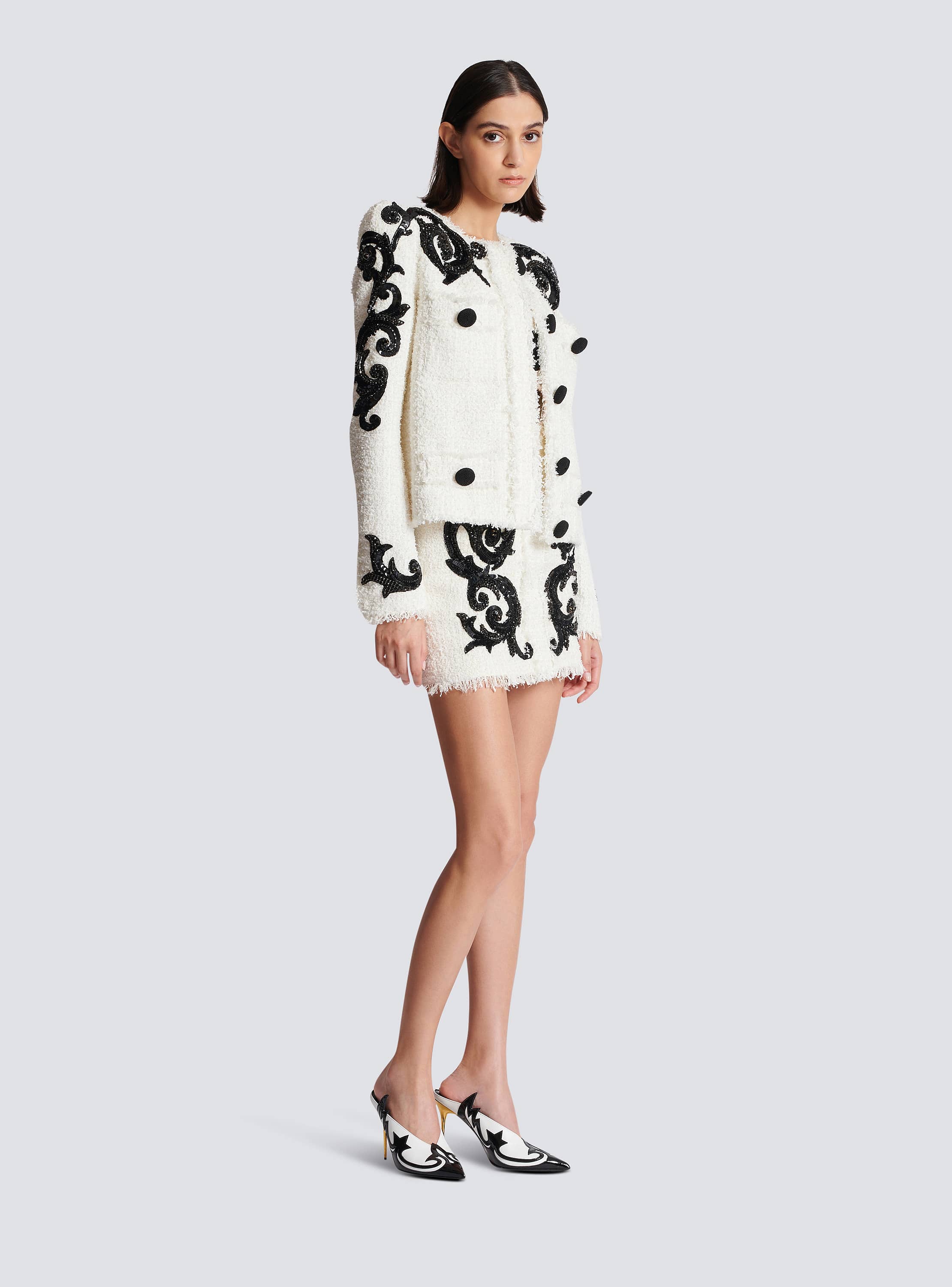 Paisley tweed jacket