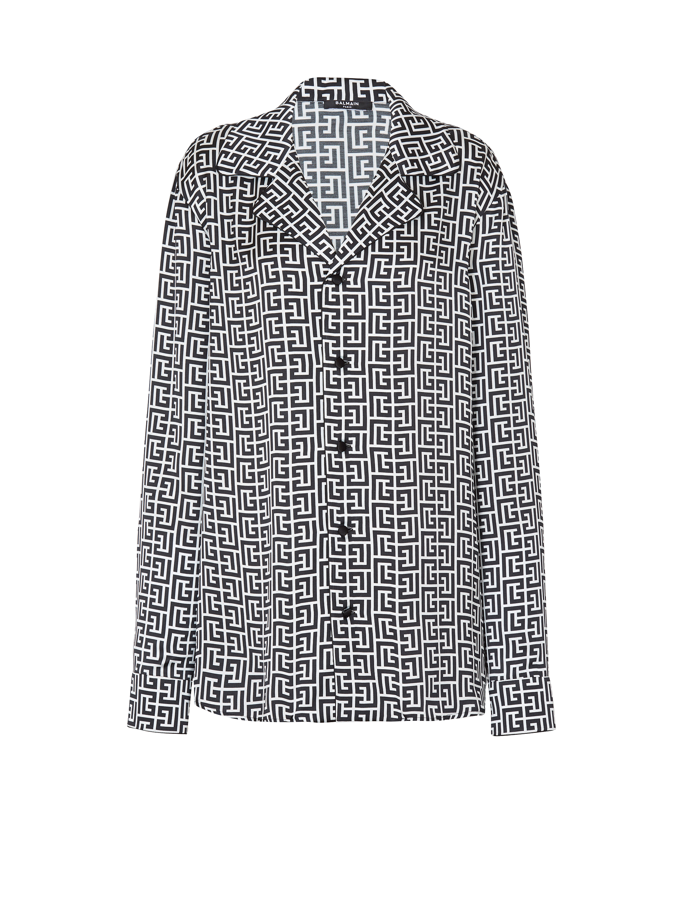 Monogram pyjama shirt
