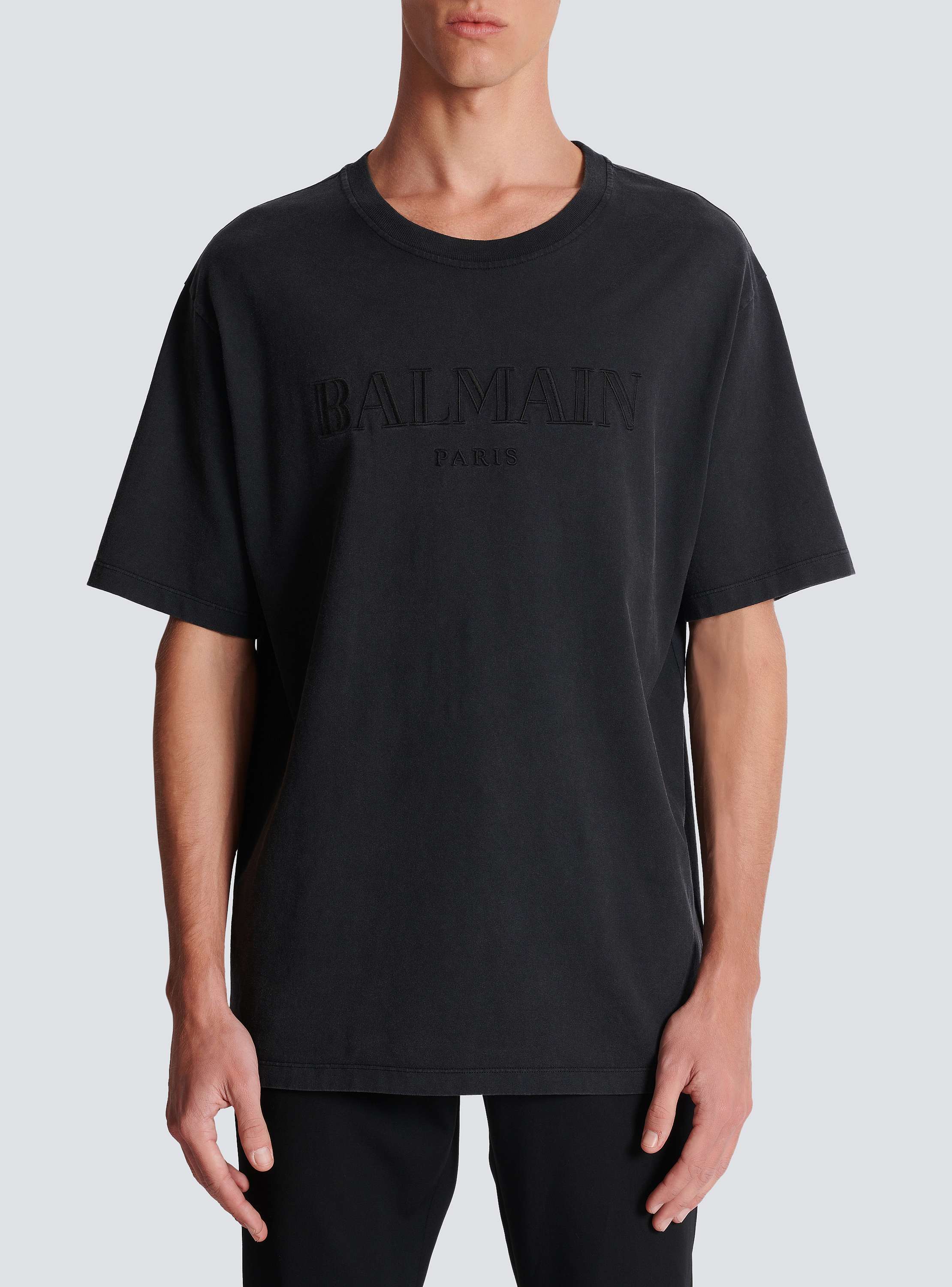 Vintage Balmain embroidered T-shirt