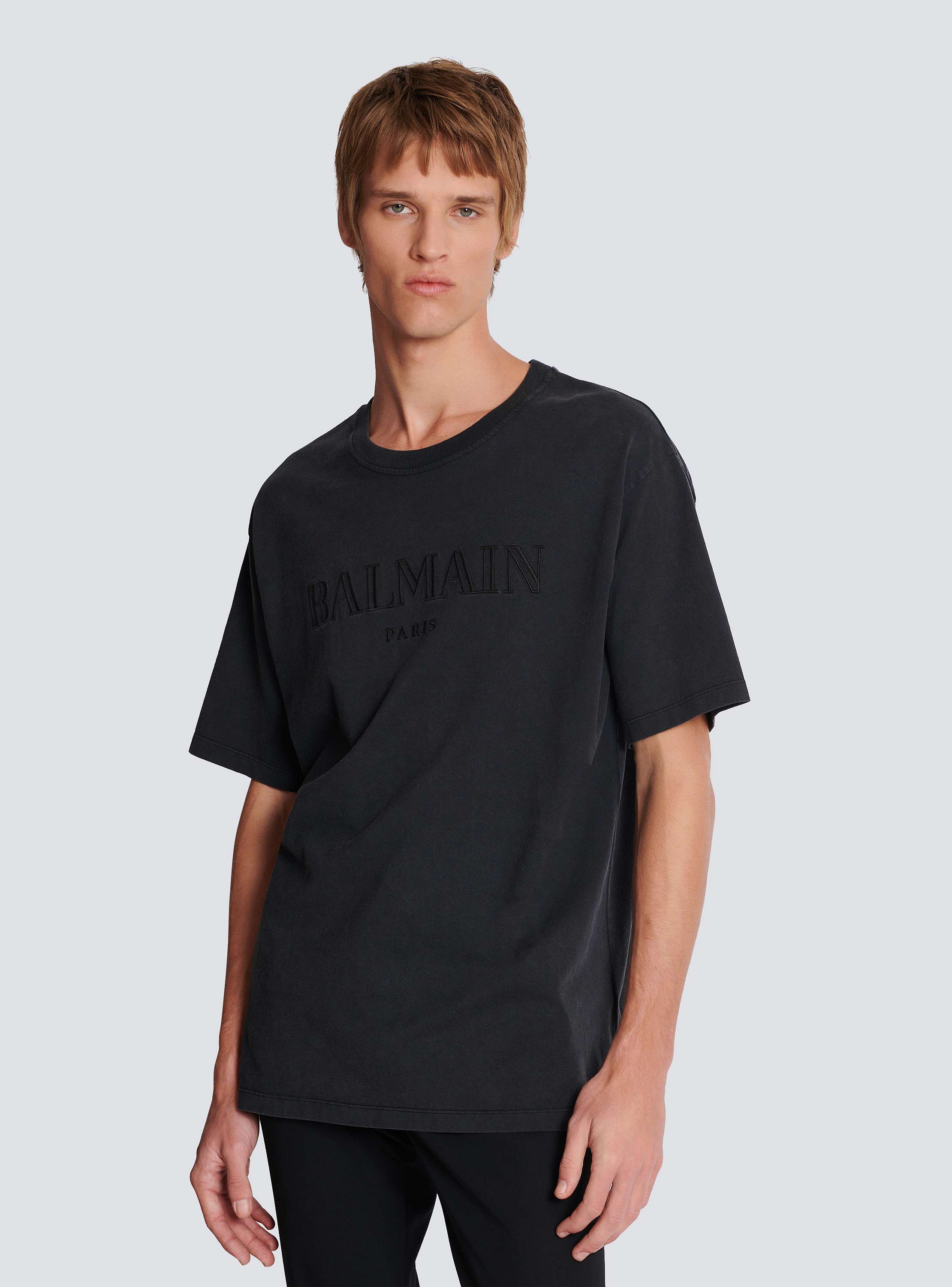Vintage Balmain embroidered T-shirt