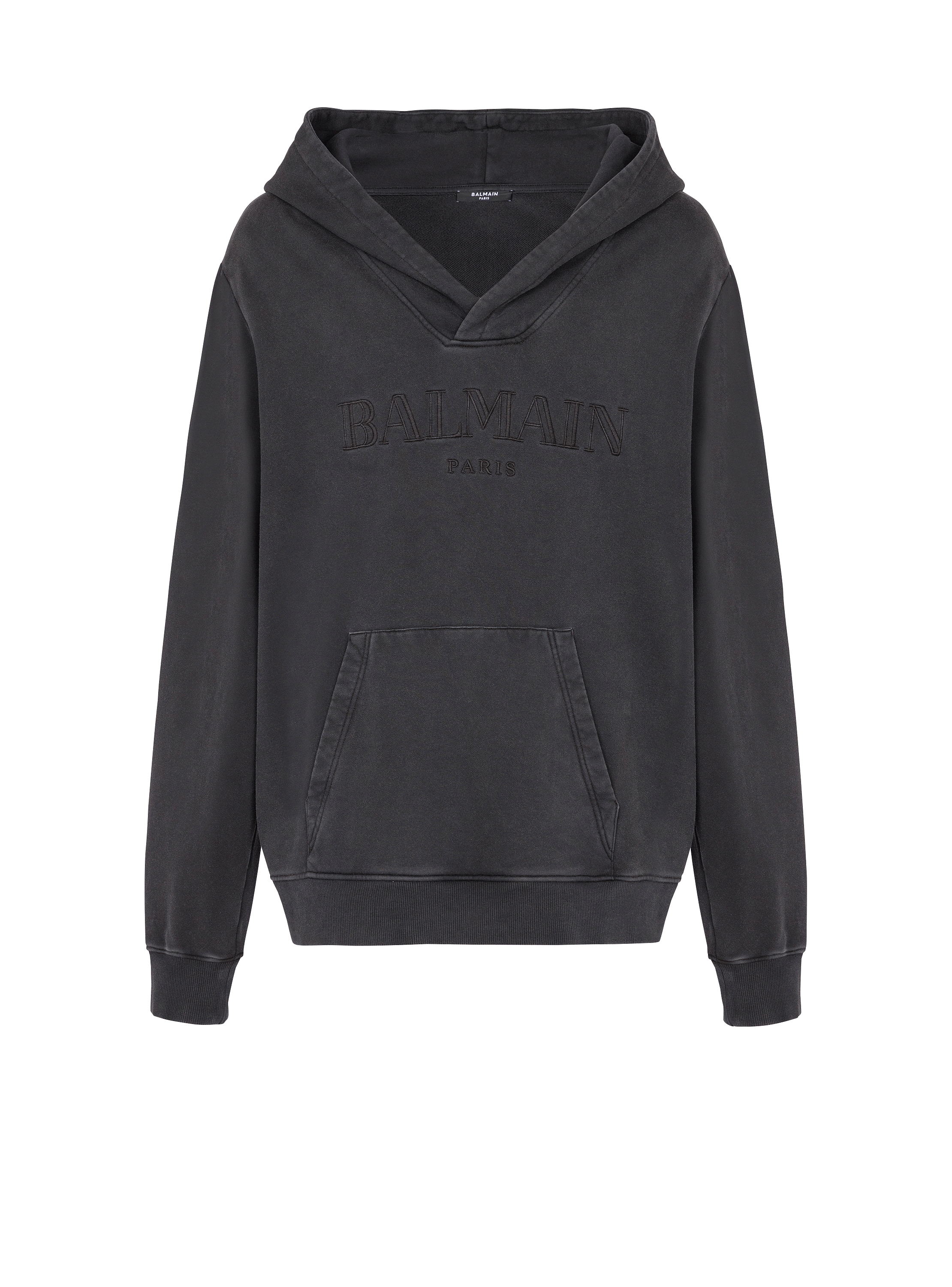 Vintage Balmain embroidered hoodie