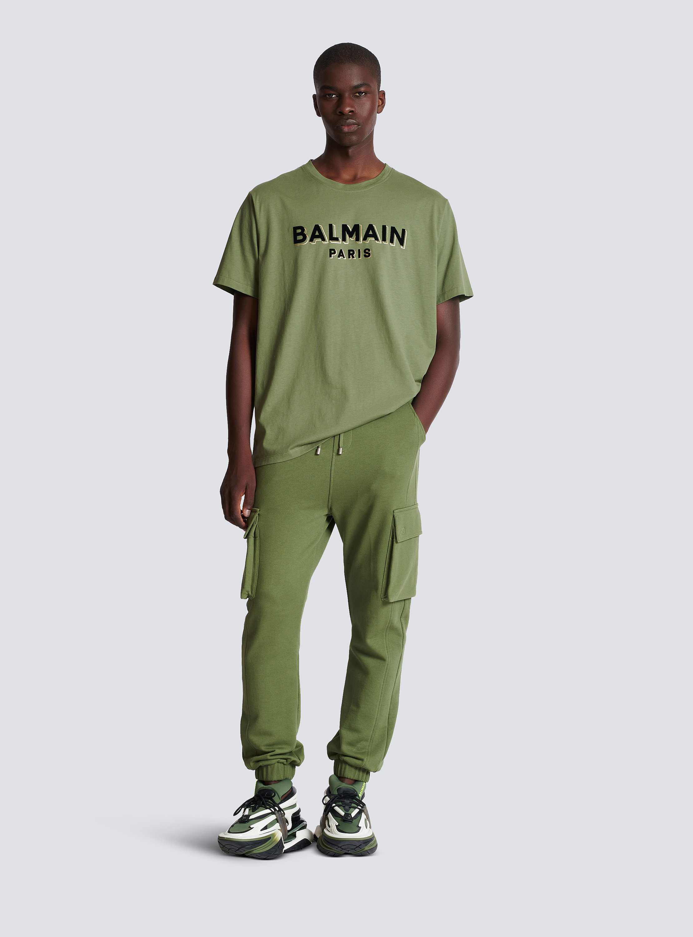 日本未入荷 カーゴ Parisプリント Balmain ジョガーパンツ BALMAIN | Men - パンツ