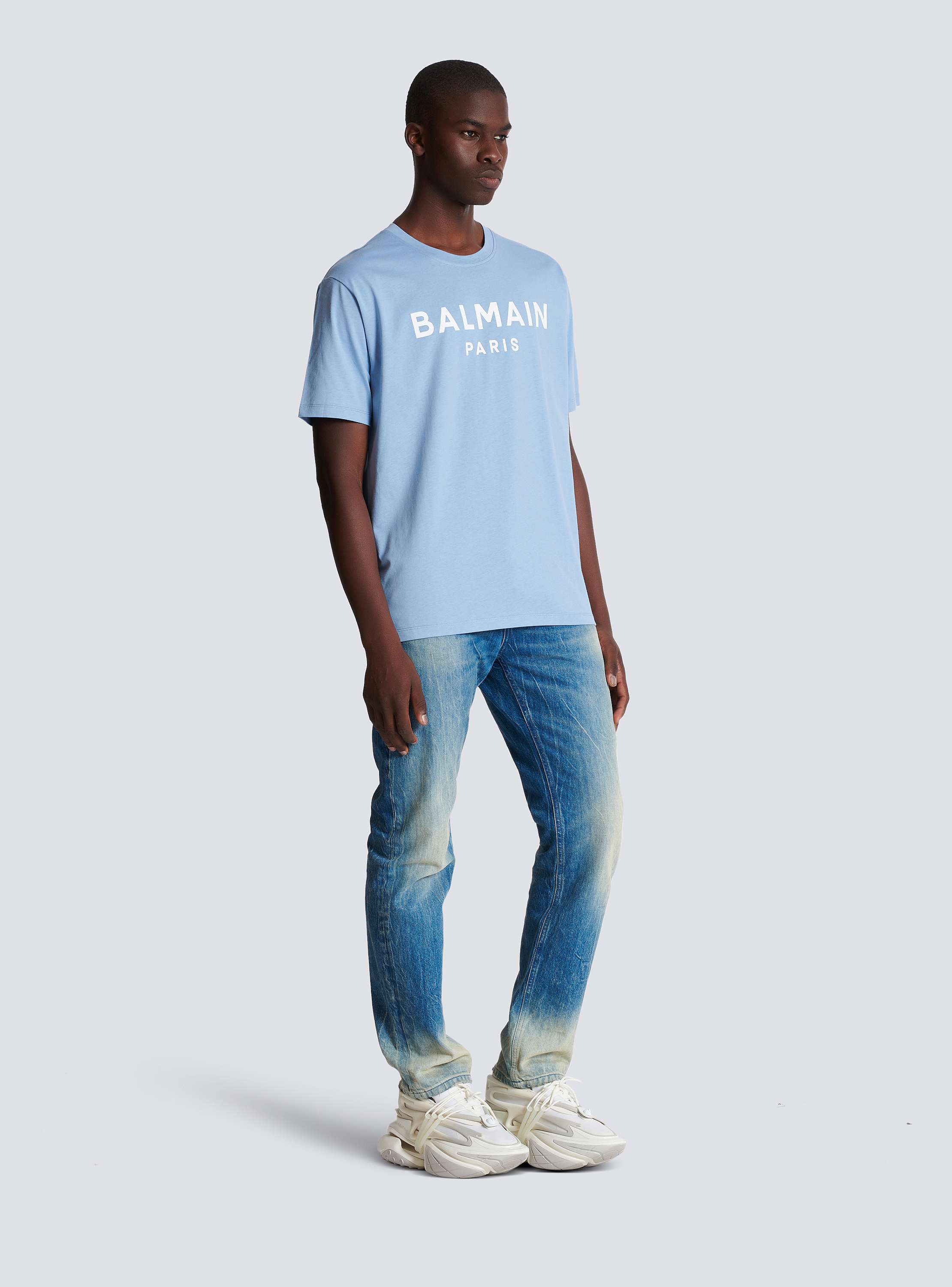 全国送料無料の通販 Balmain Paris T-shirt blue - Men | BALMAIN トップス