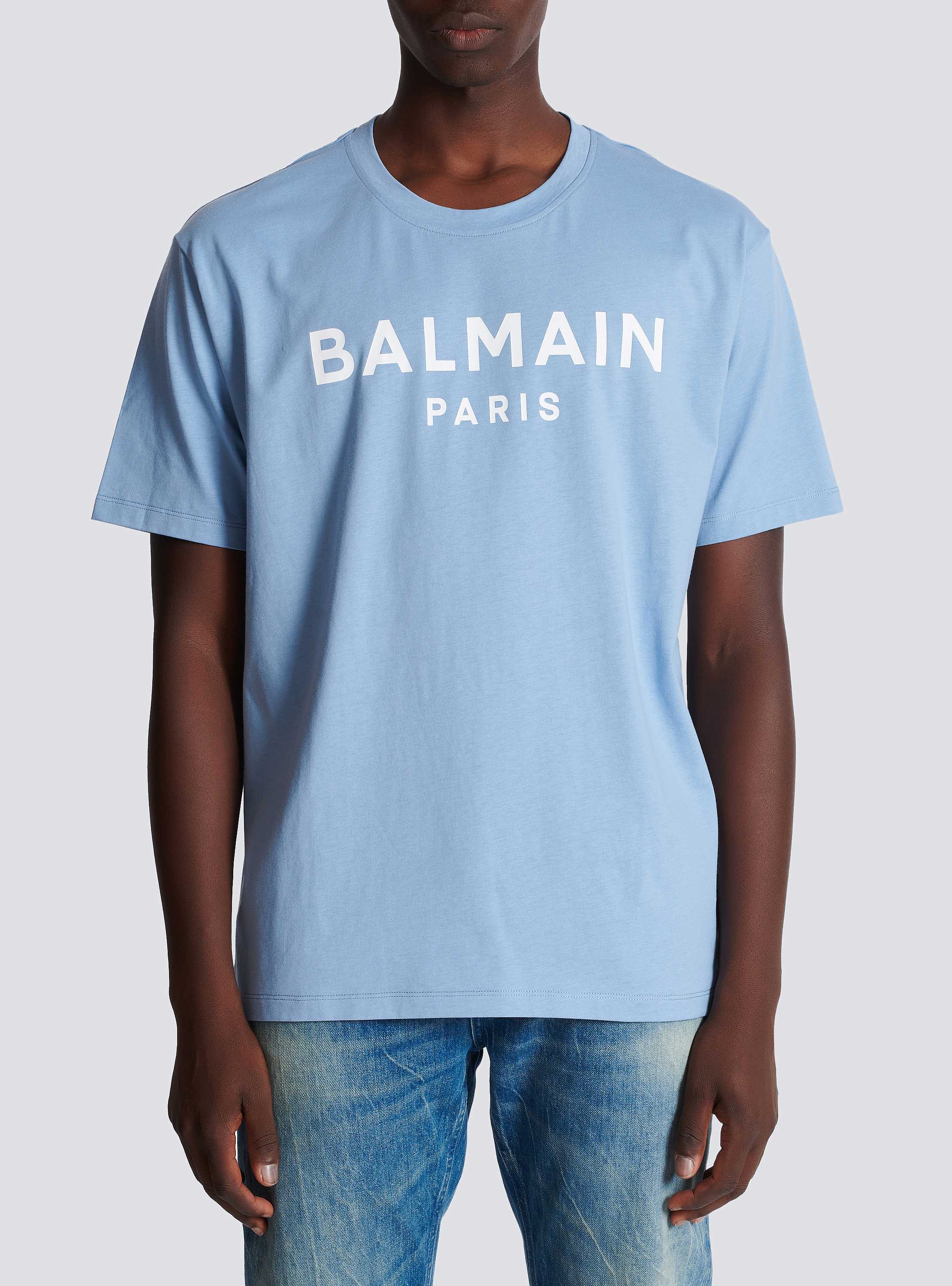 Balmain Paris T-shirt blue - Men | BALMAIN