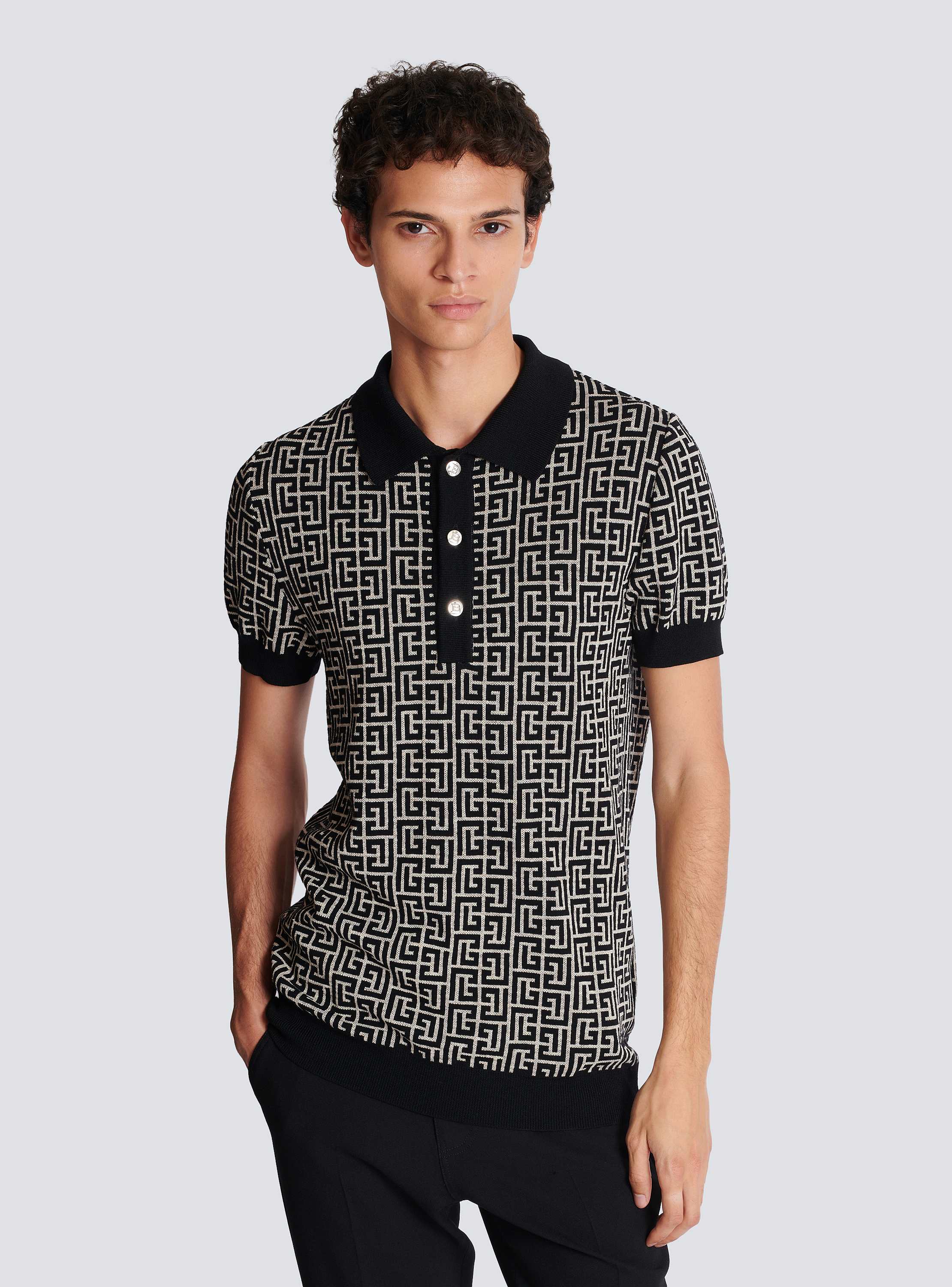 Monogrammed polo shirt - Men | BALMAIN