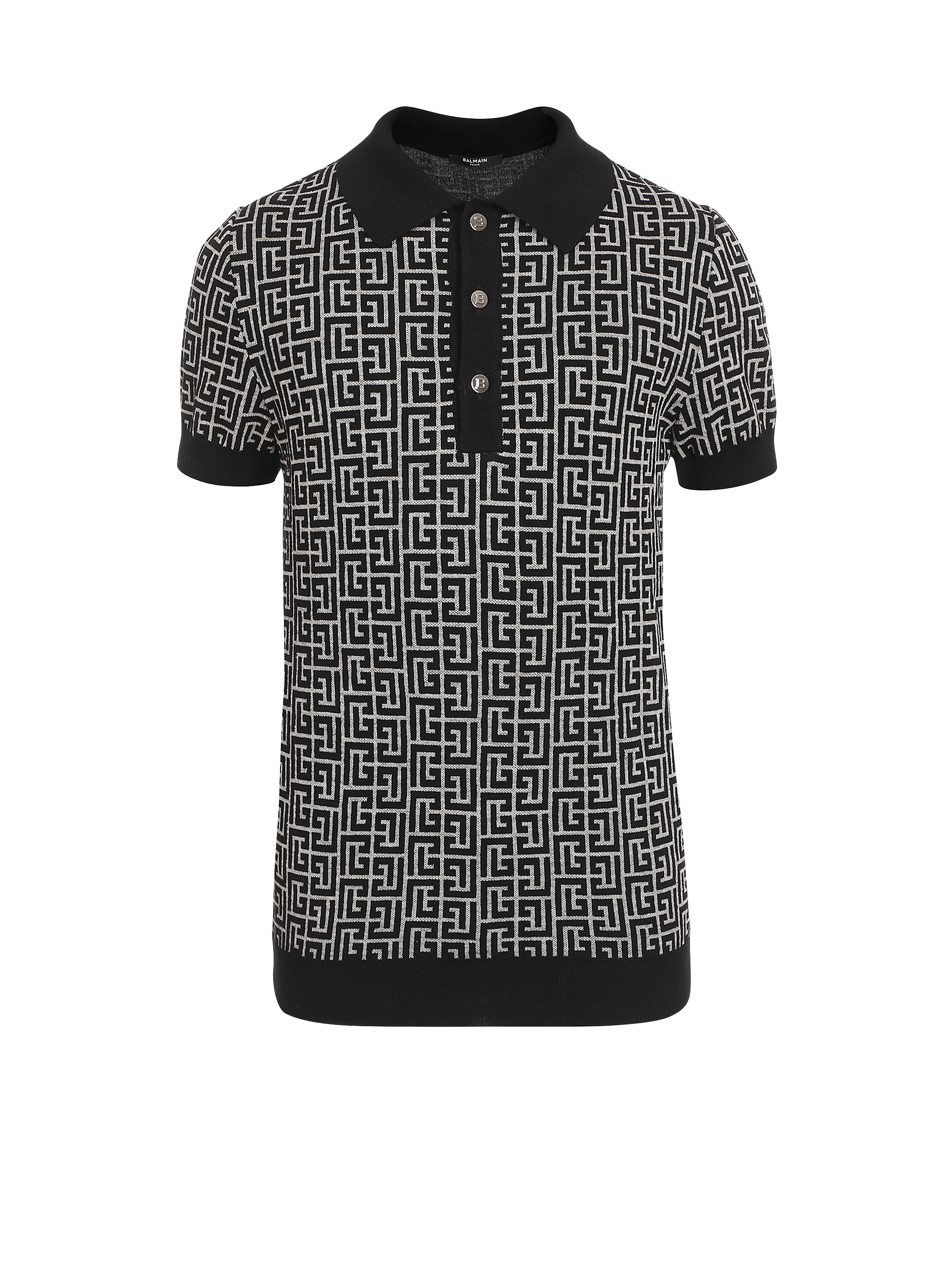 Monogrammed polo shirt