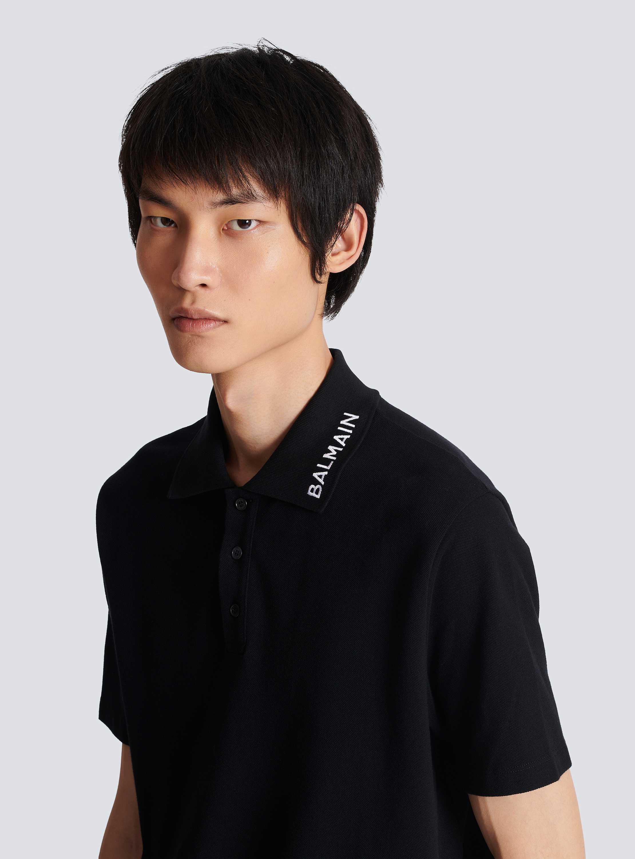 Balmain embroidered polo shirt - Men | BALMAIN