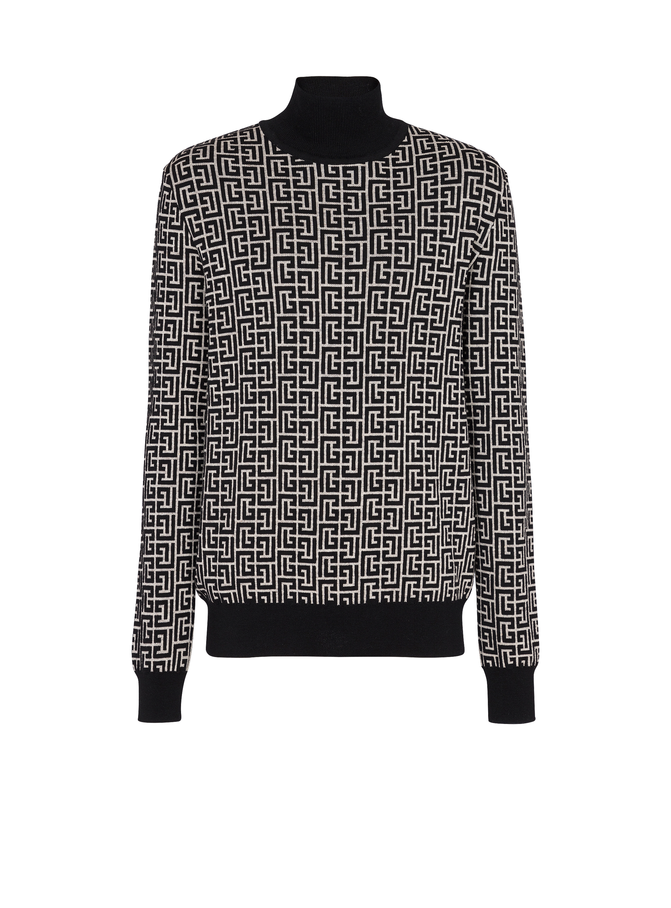 Wool turtleneck sweater