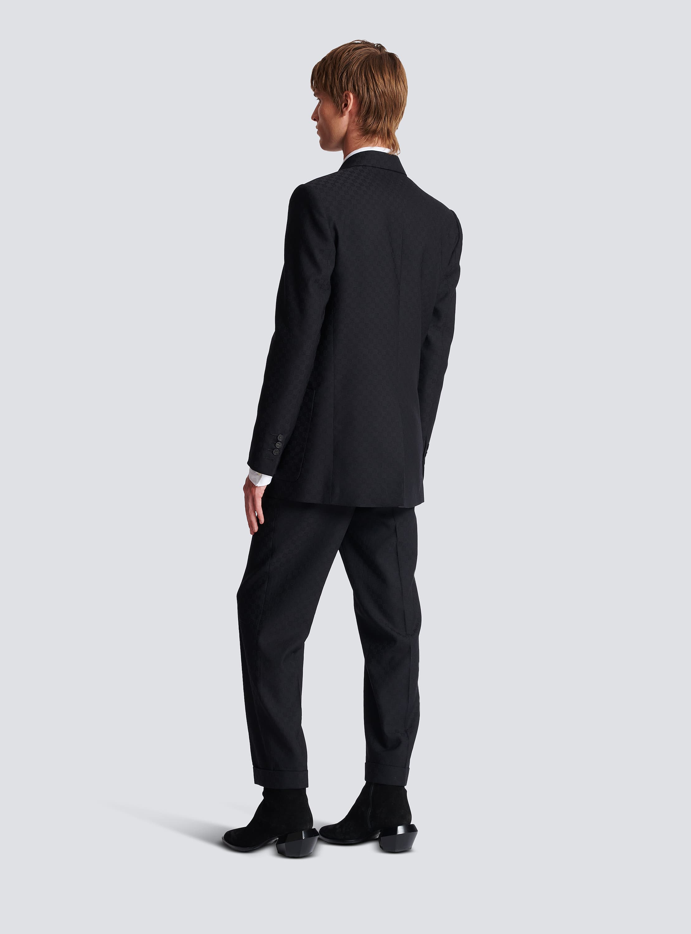 Monogram jacquard blazer - Men | BALMAIN