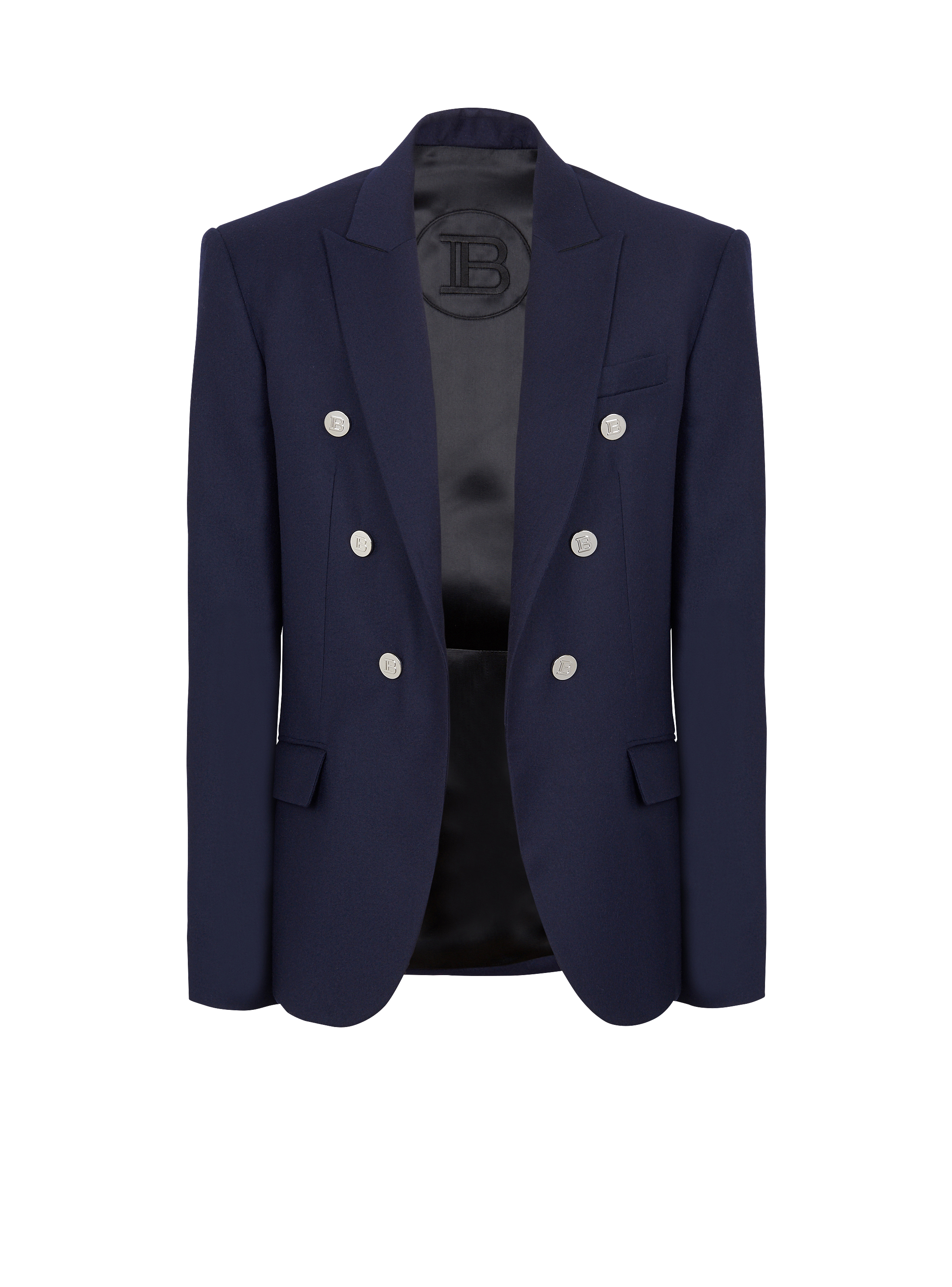 6-button wool jacket