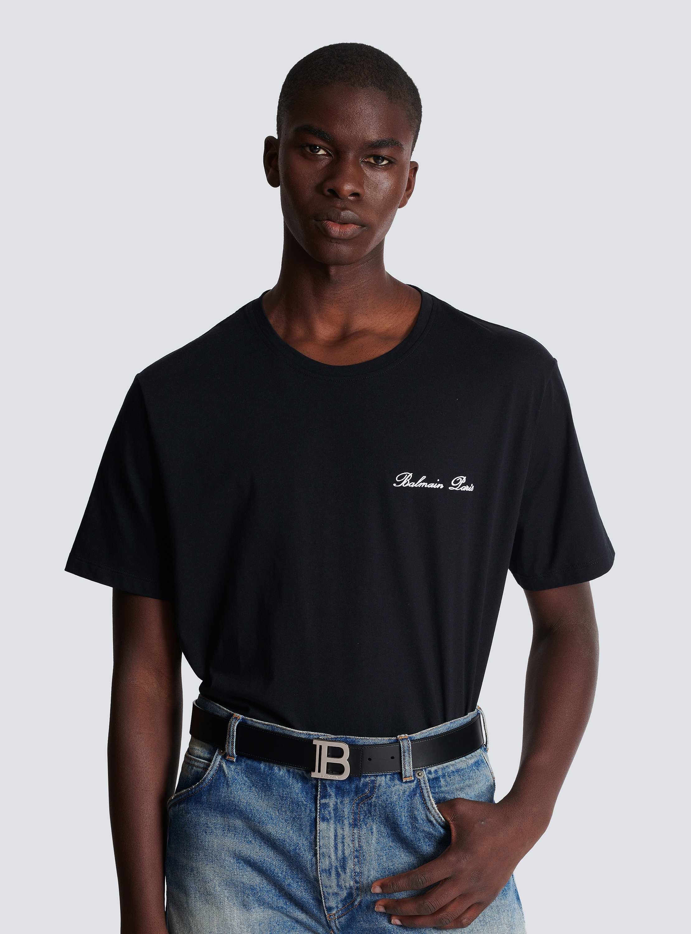 B-Belt リバーシブルレザーベルト - Men | BALMAIN