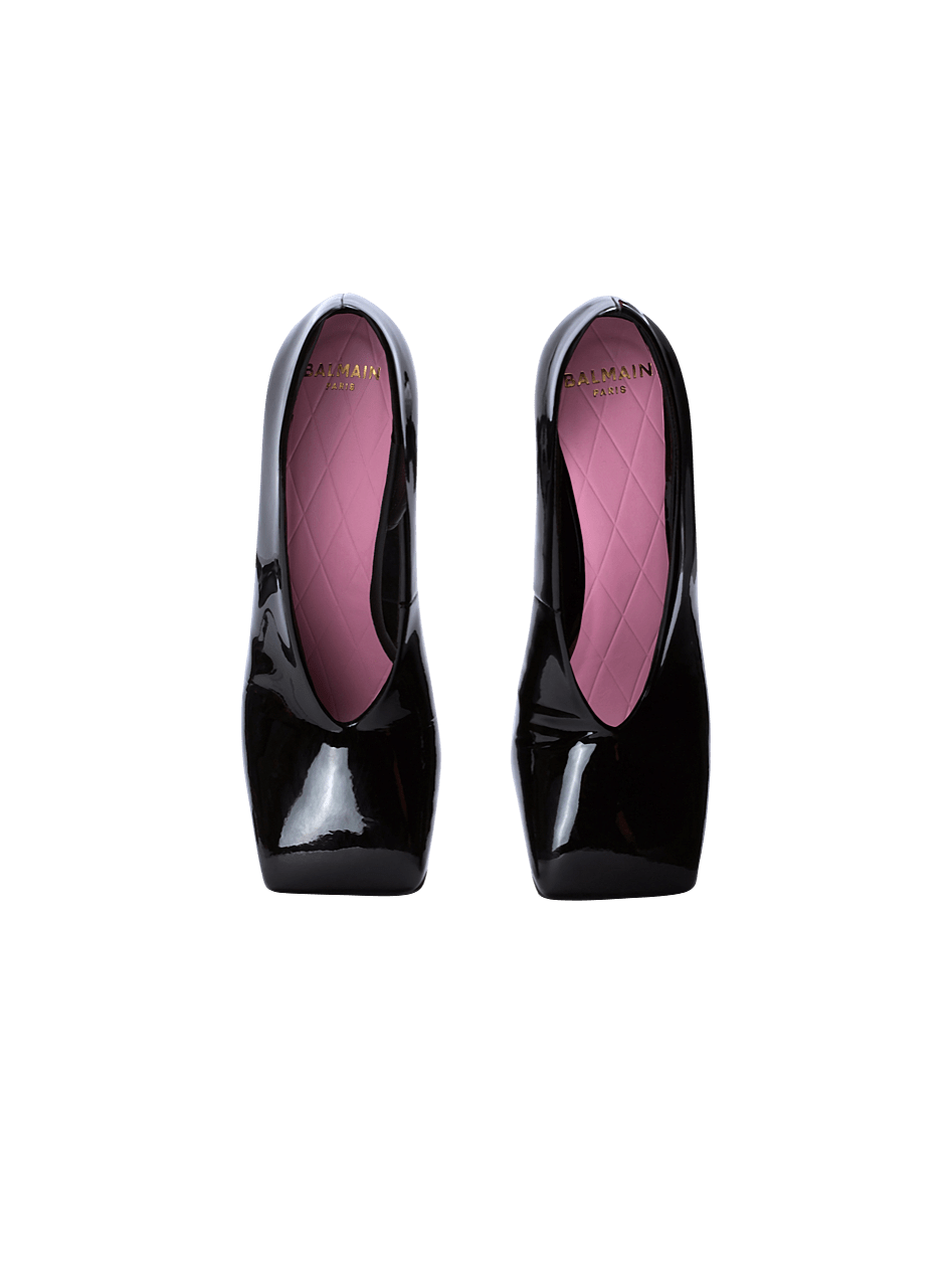 【限定セール！】 black pumps leather patent Eden - BALMAIN | Women 靴