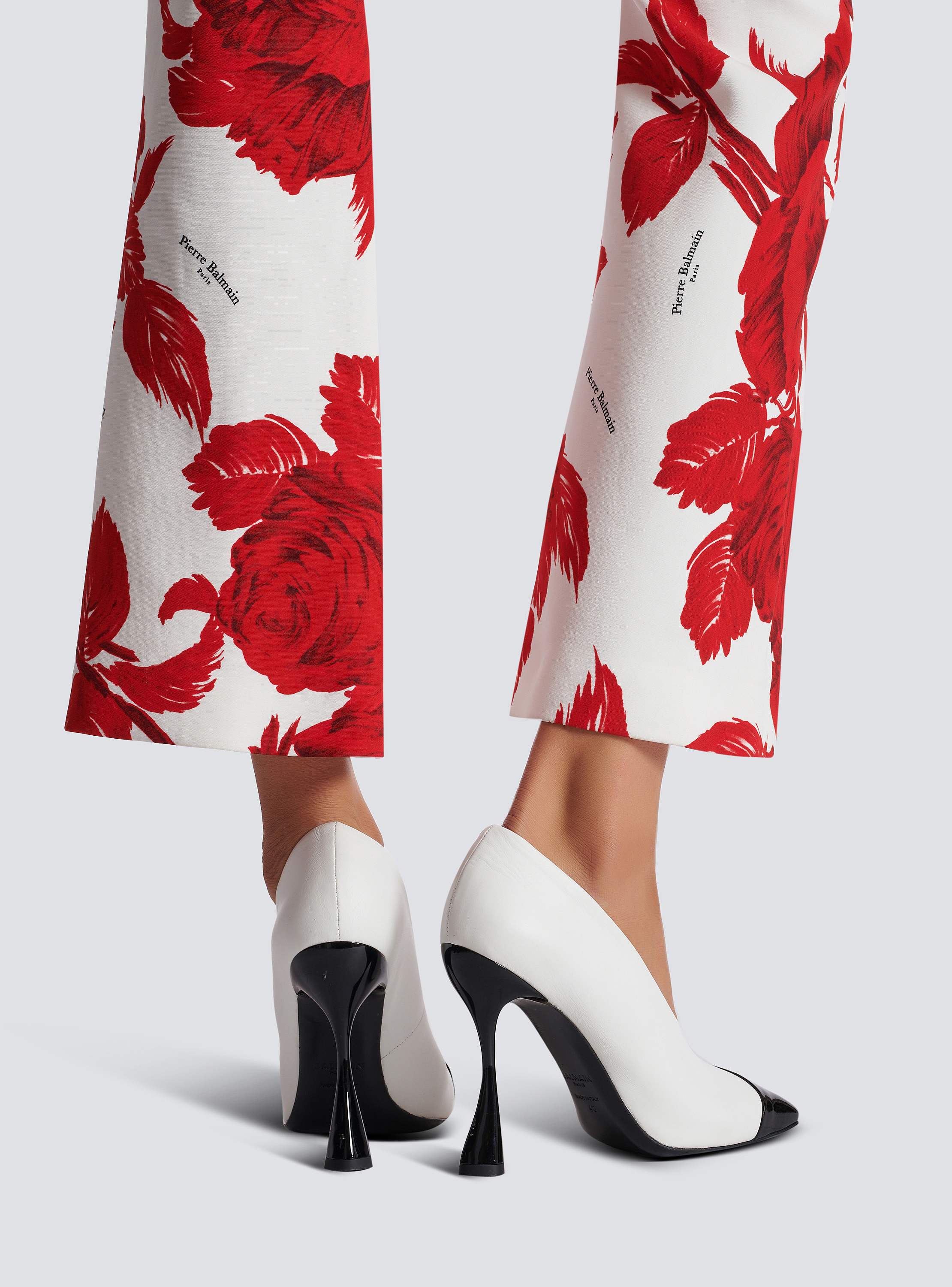 Eden two-tone pumps in lambskin and patent leather - Women