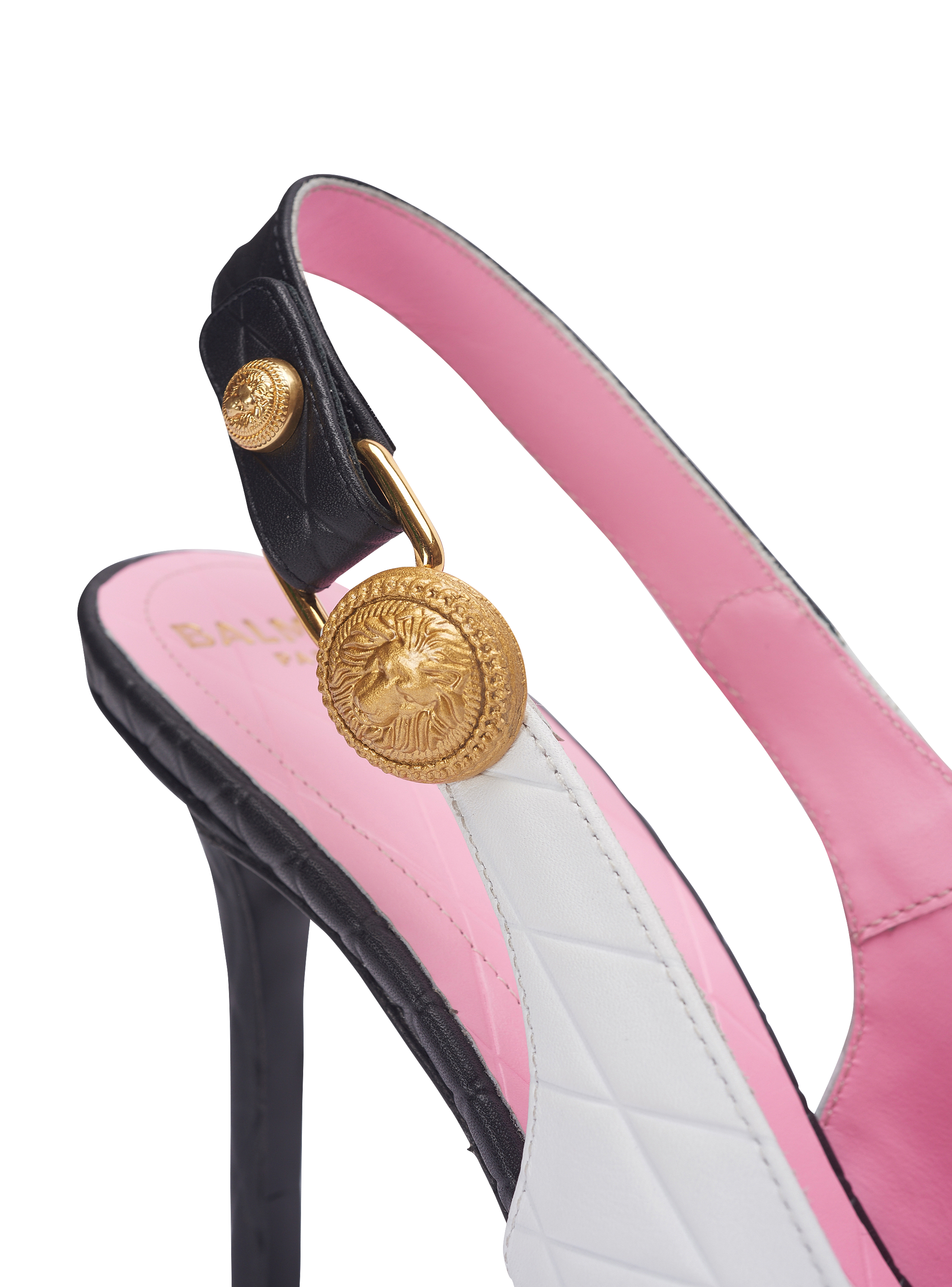 Eva pumps in calfskin with embossed Diamond motif - Women
