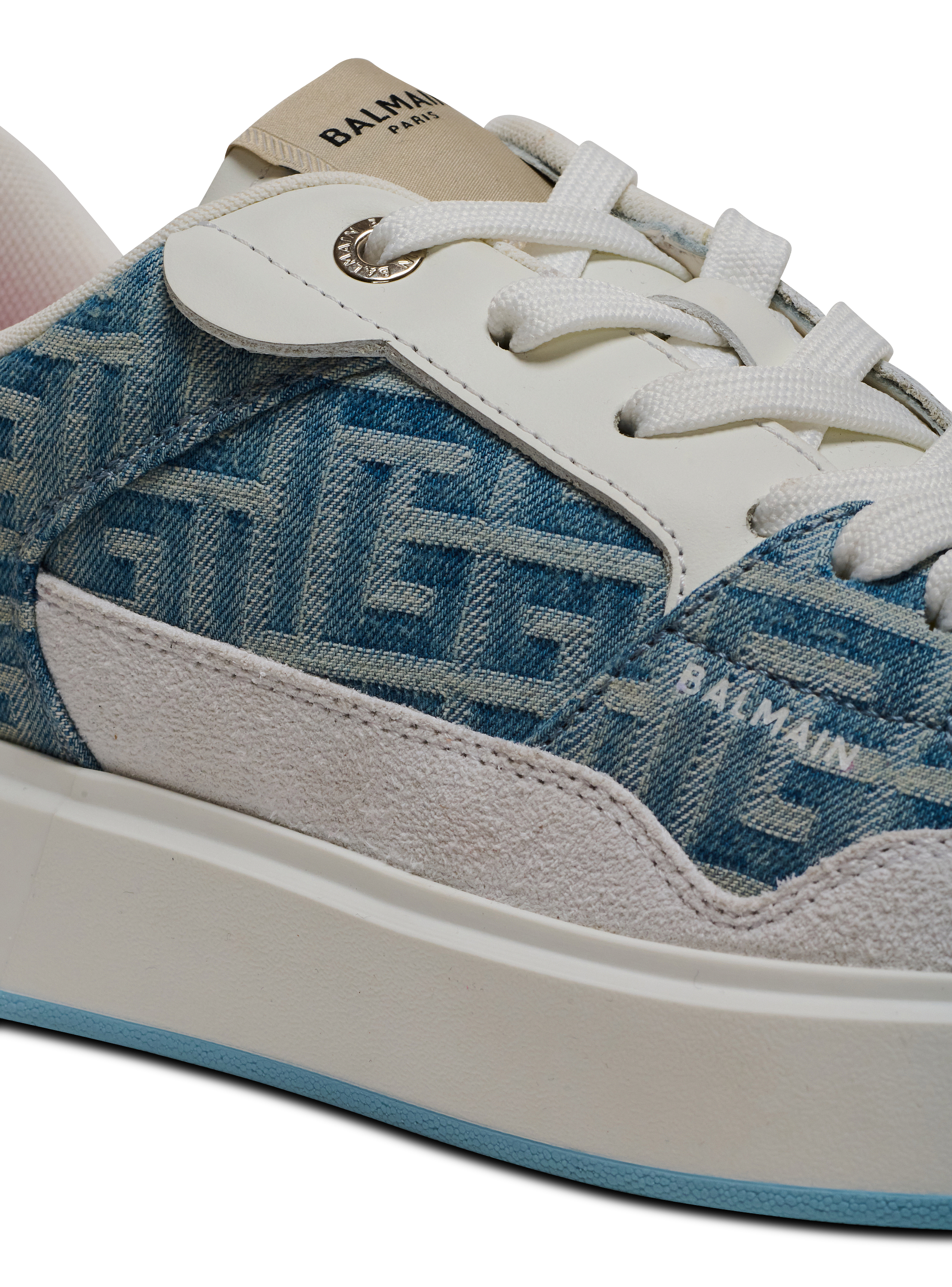 B-Court Flip sneakers in monogrammed denim navy - Women