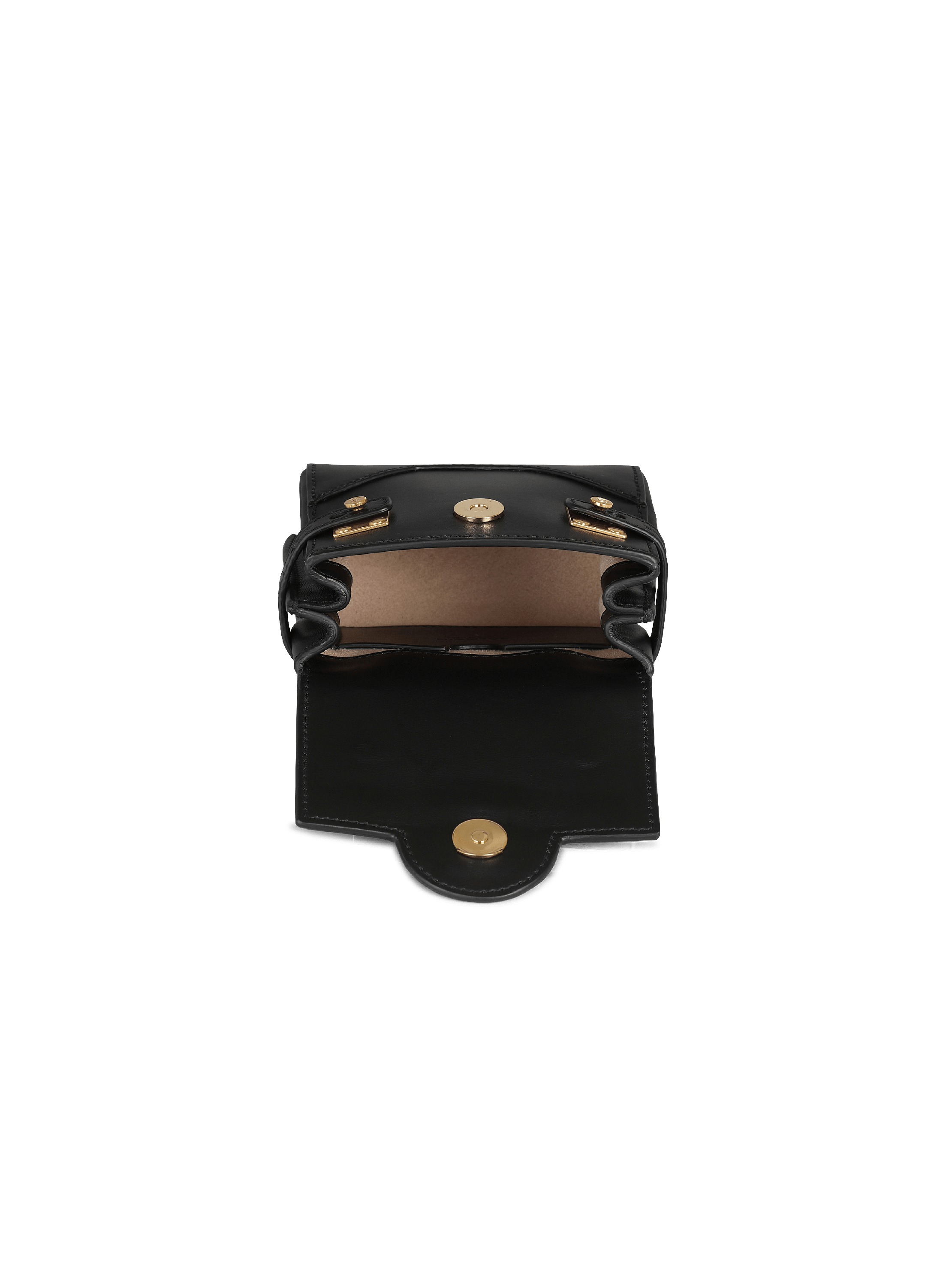 B-Buzz Mini 12 leather bag black - Women | BALMAIN