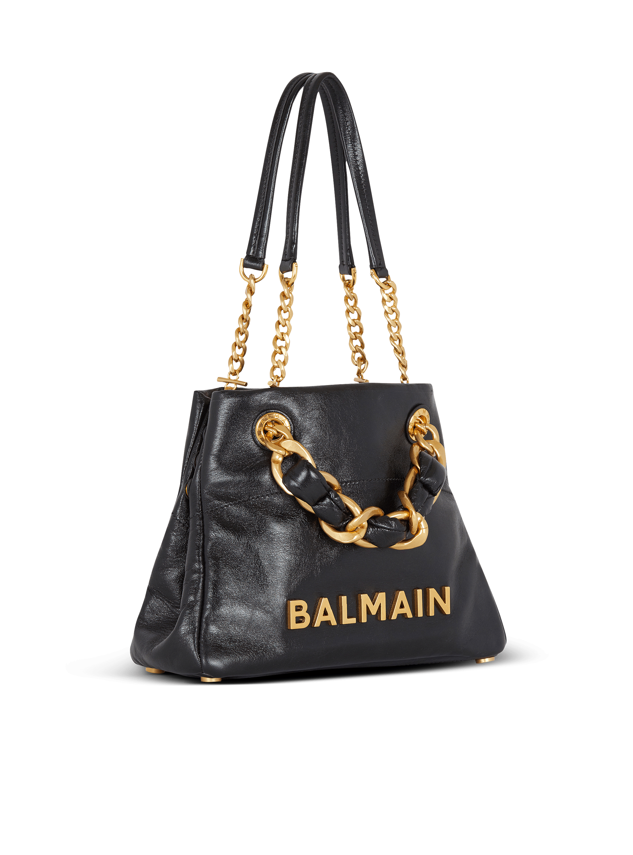 【関税＆送料込み】Balmain 1945 Soft Shopper Bag Cabas 1945 Soft Small - Women | BALMAIN