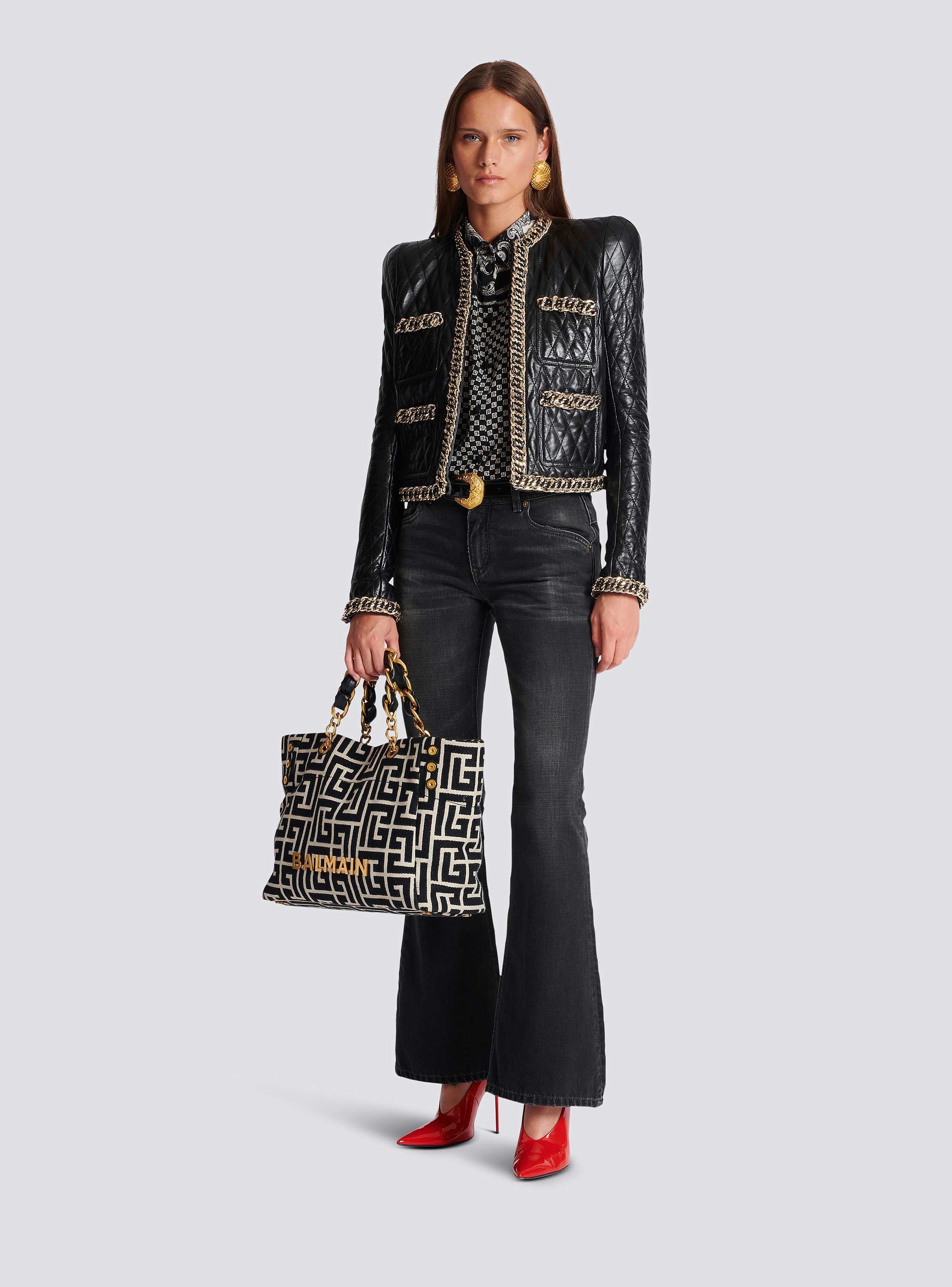 1945 Soft monogrammed jacquard tote bag