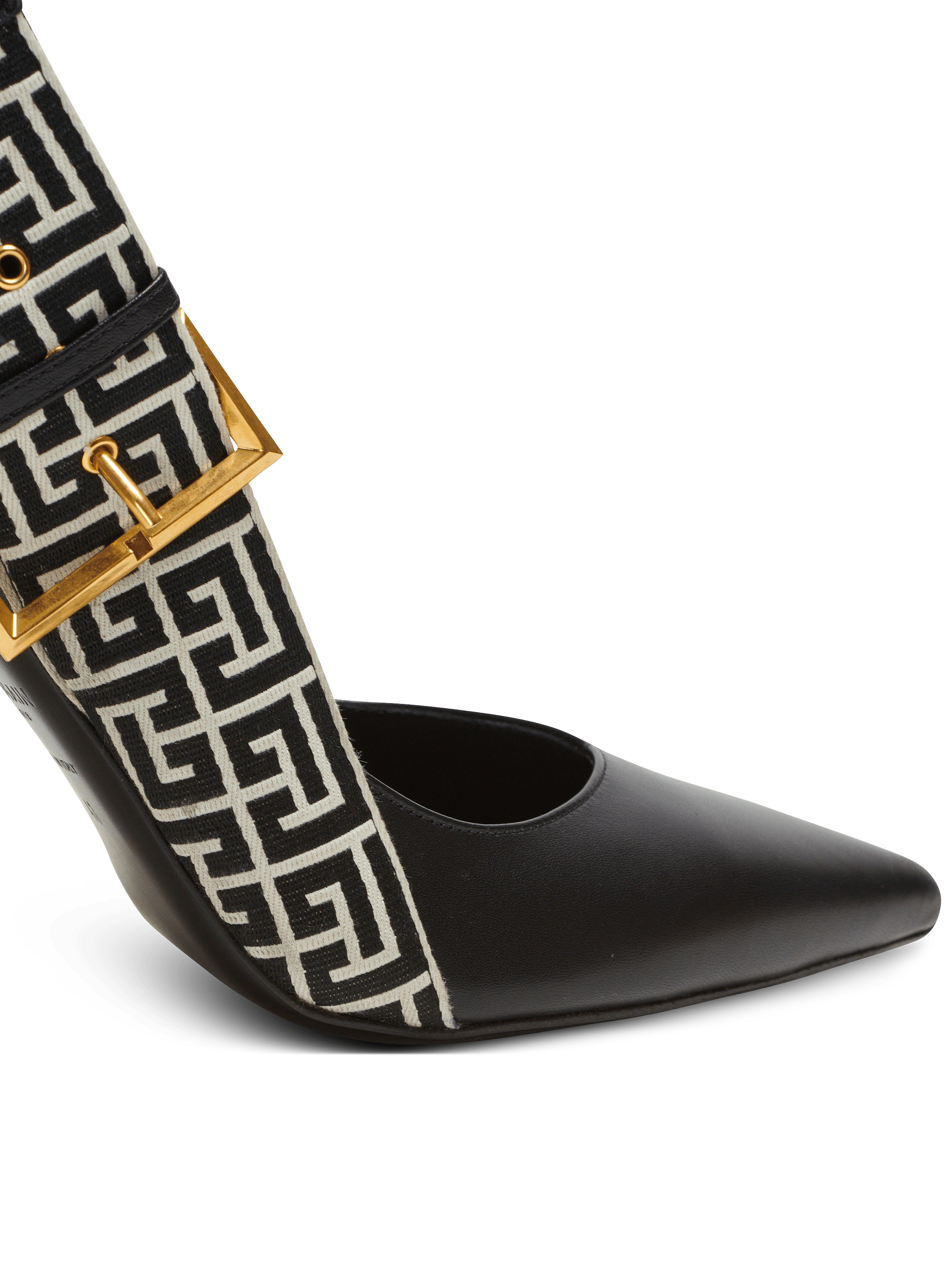 パンプス BALMAIN 'Ruby' pumps Ruby polka-dot velvet pumps in black - Balmain | Mytheresa