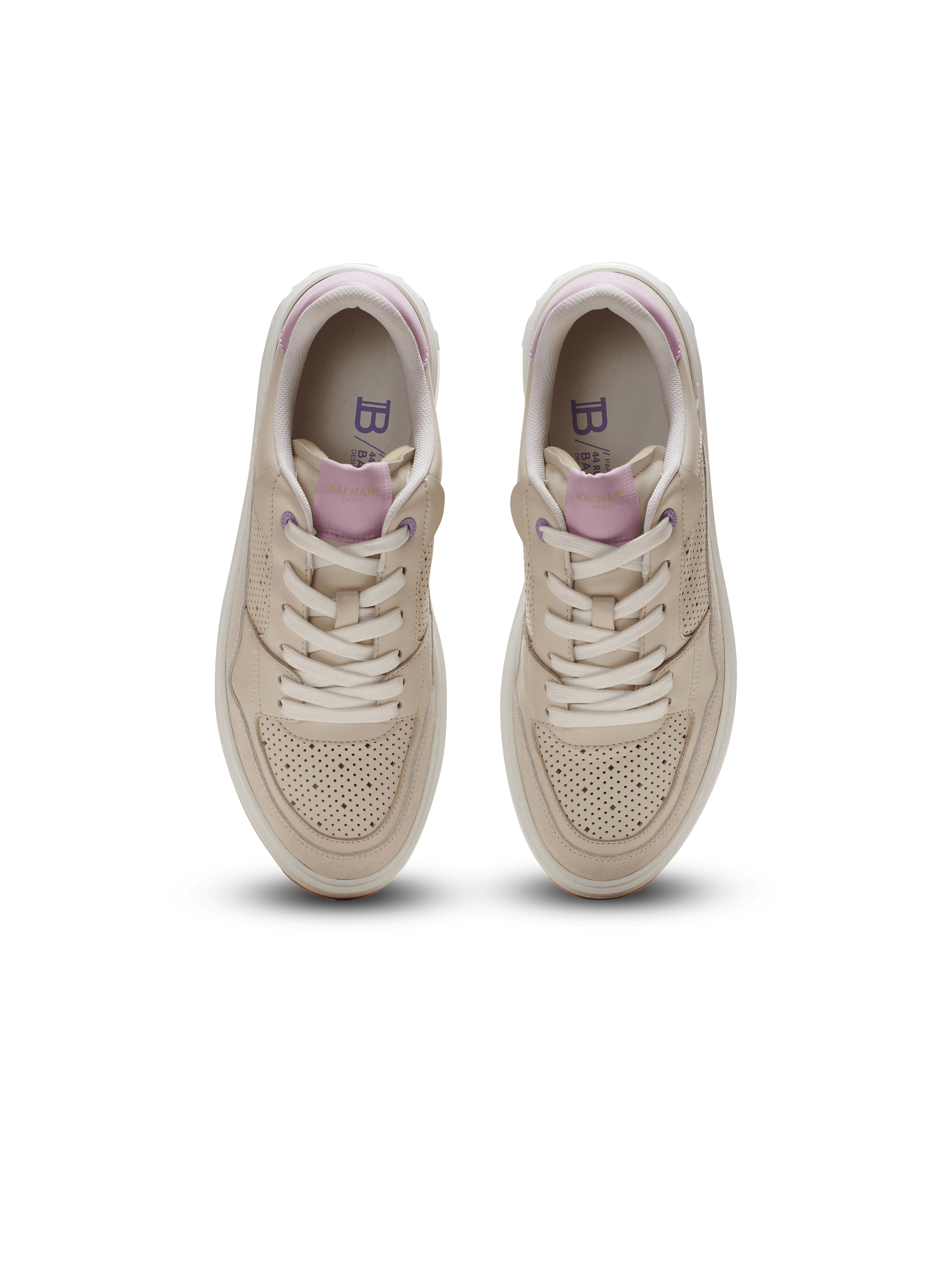 【関税＆送料込み】Balmain Sneakers B-Court Flip B-Court Flip leather sneakers - Women | BALMAIN
