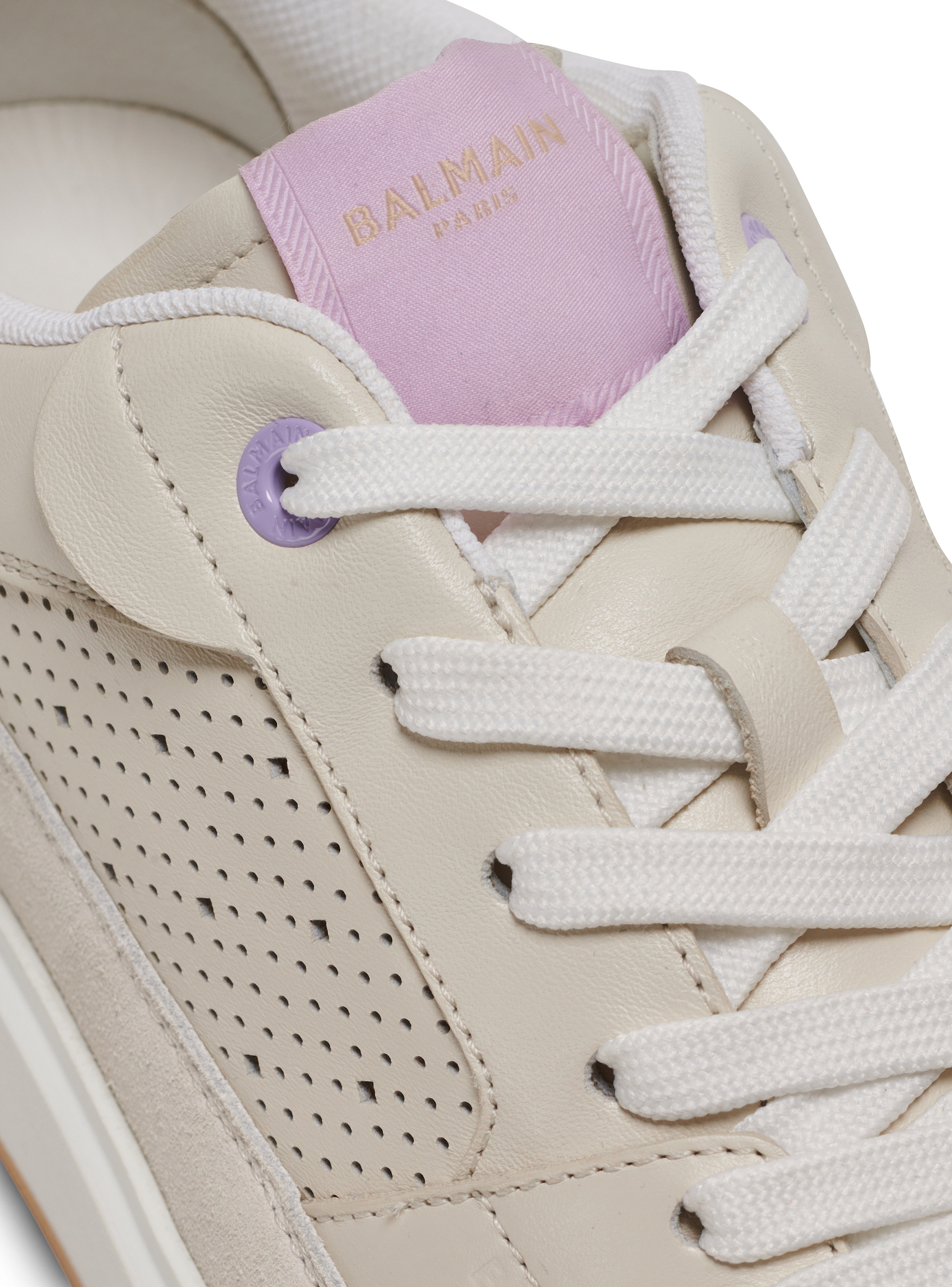 【関税＆送料込み】Balmain Sneakers B-Court Flip B-Court Flip leather sneakers - Women | BALMAIN