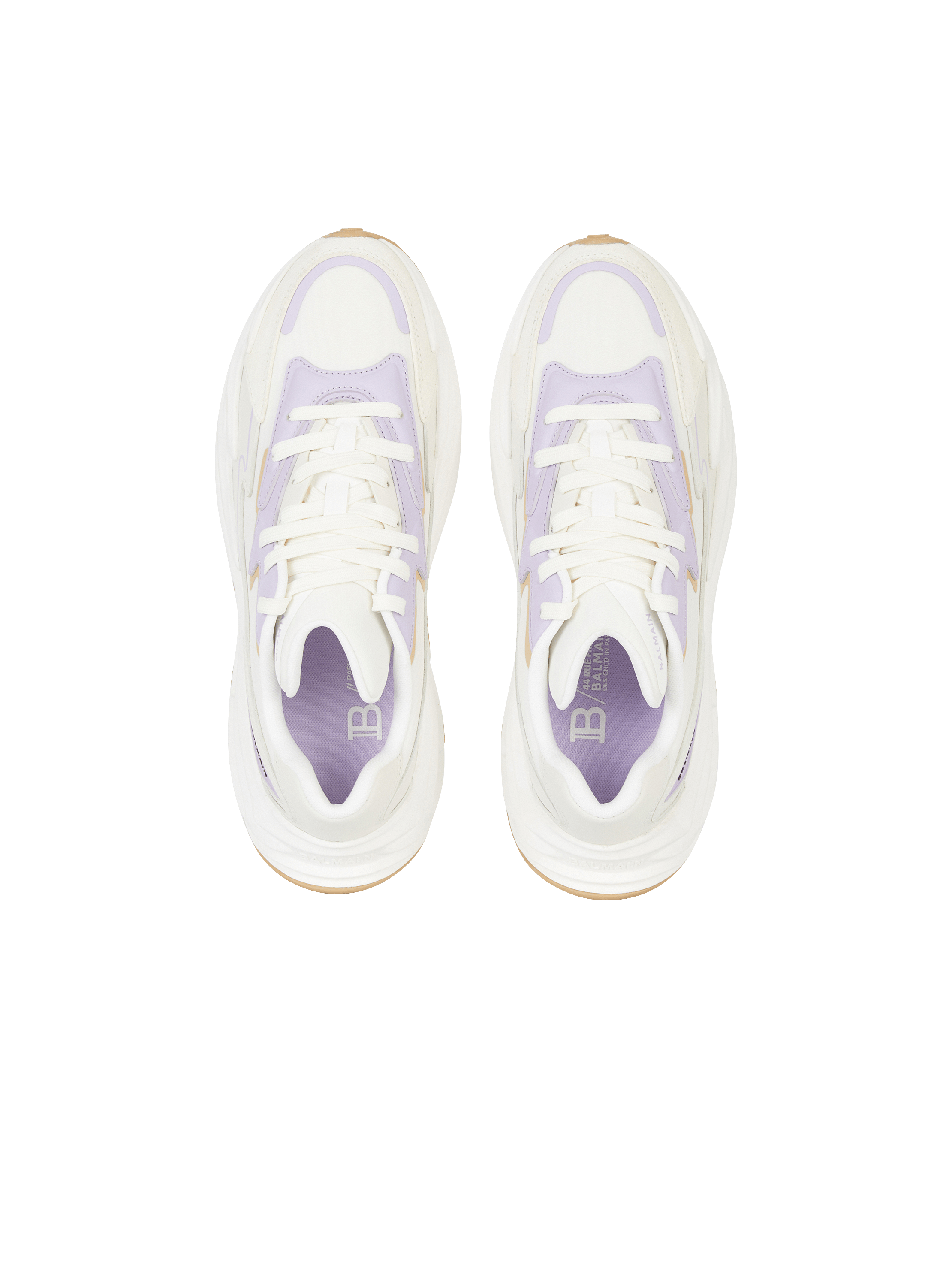 Run-Row leather sneakers