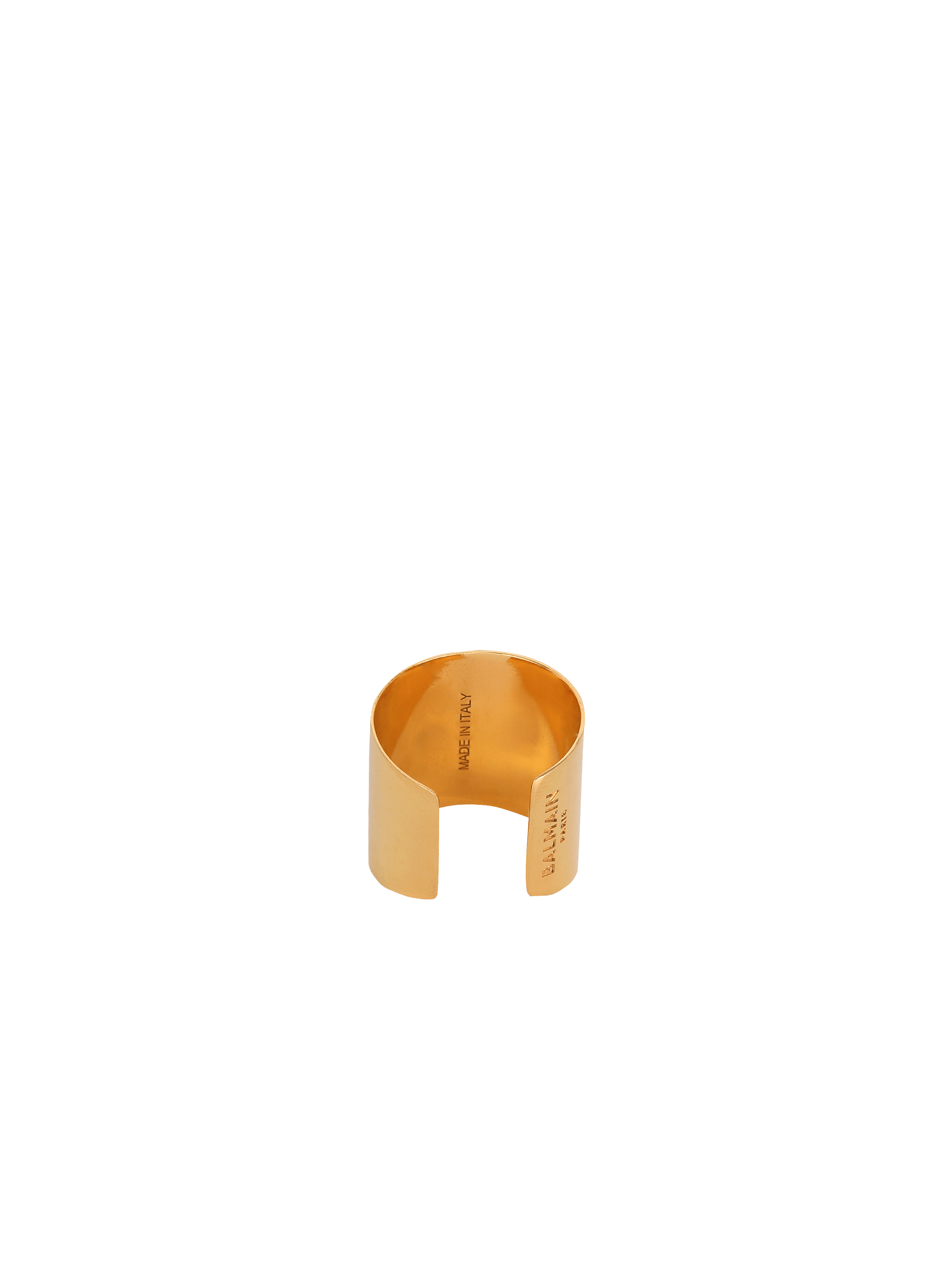 Tubular ring gold gold - Women | BALMAIN