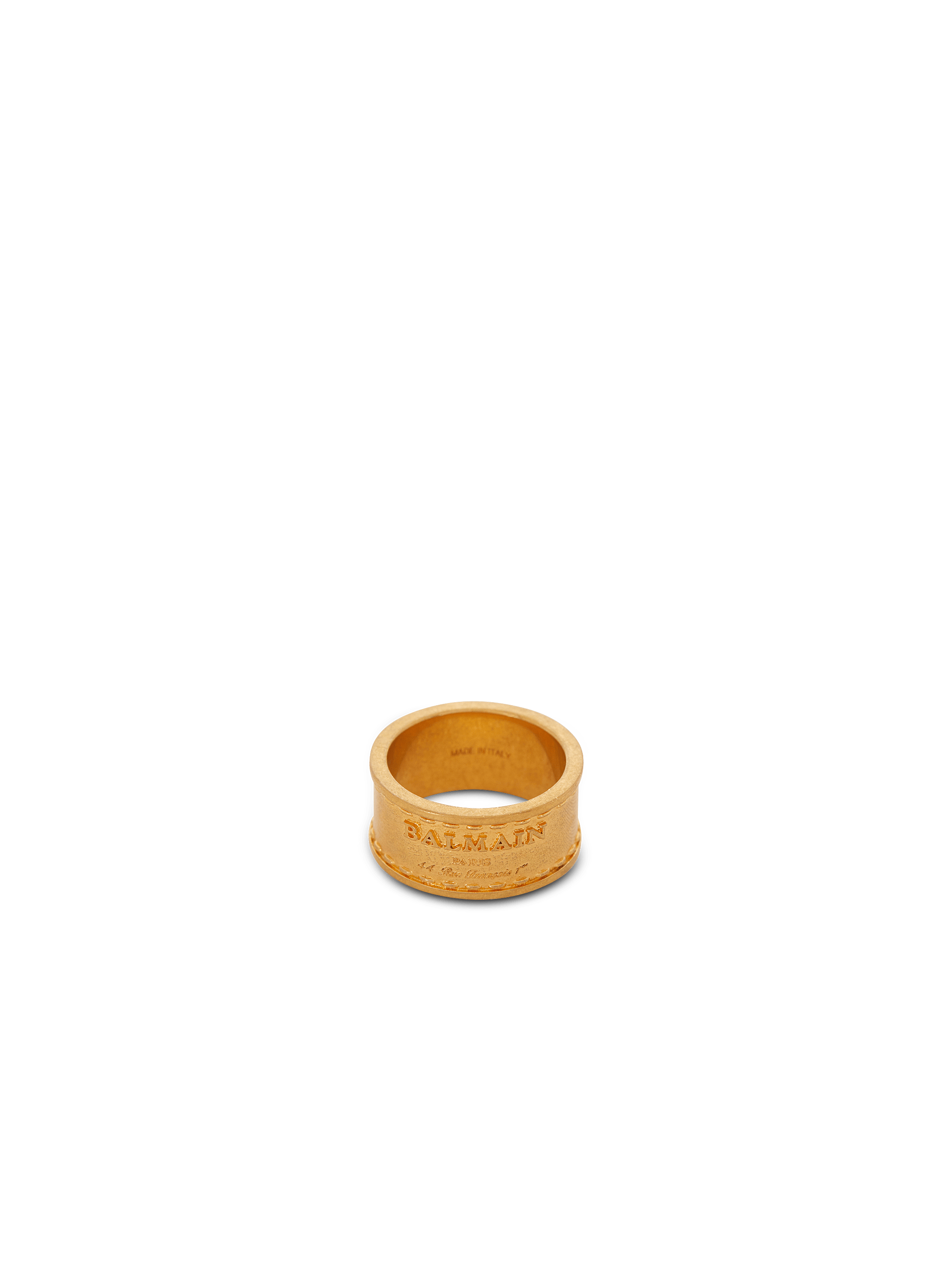 Balmain Signature Tubular ring