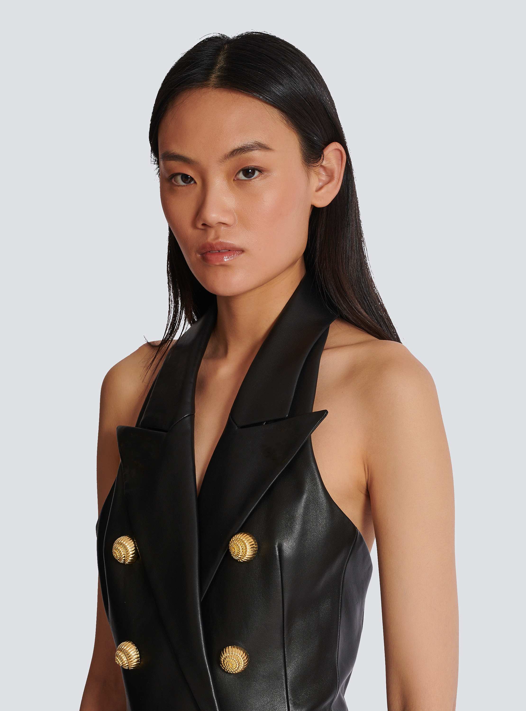 ラムスキン ホルターネックドレス - Women | BALMAIN