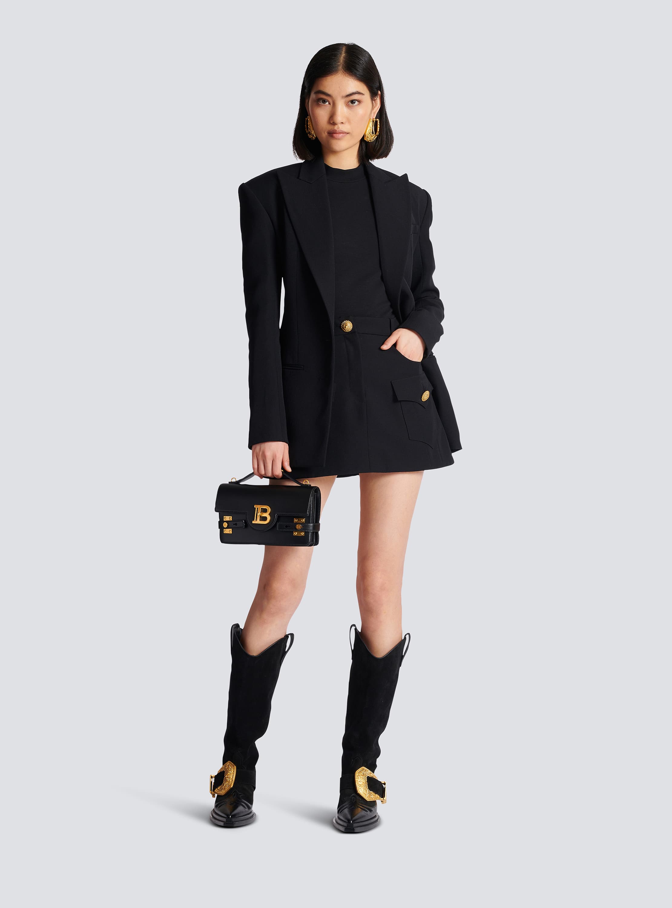 6-buttons jersey T-shirt