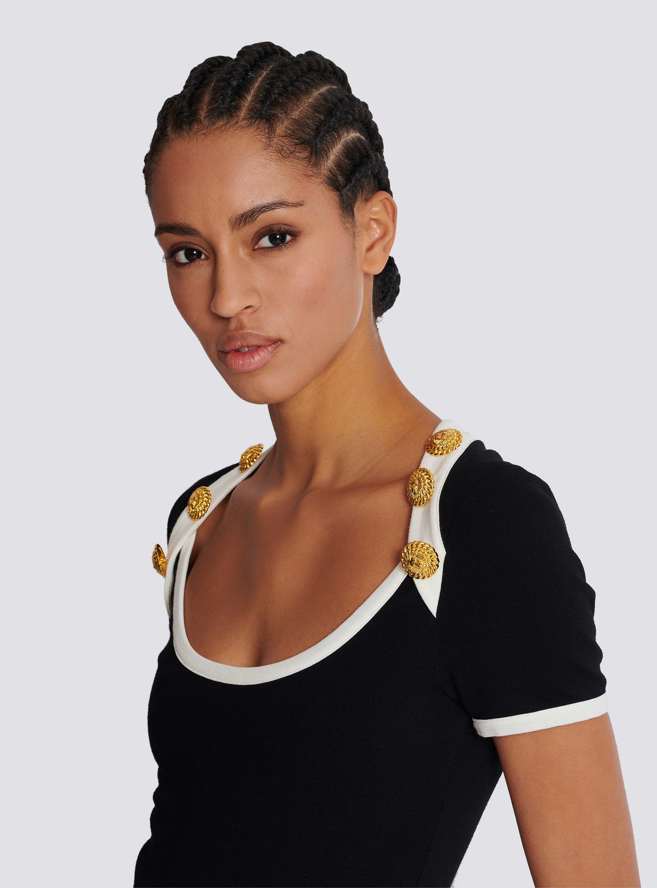 T-shirt with Balmain Paris print white - Women | BALMAIN