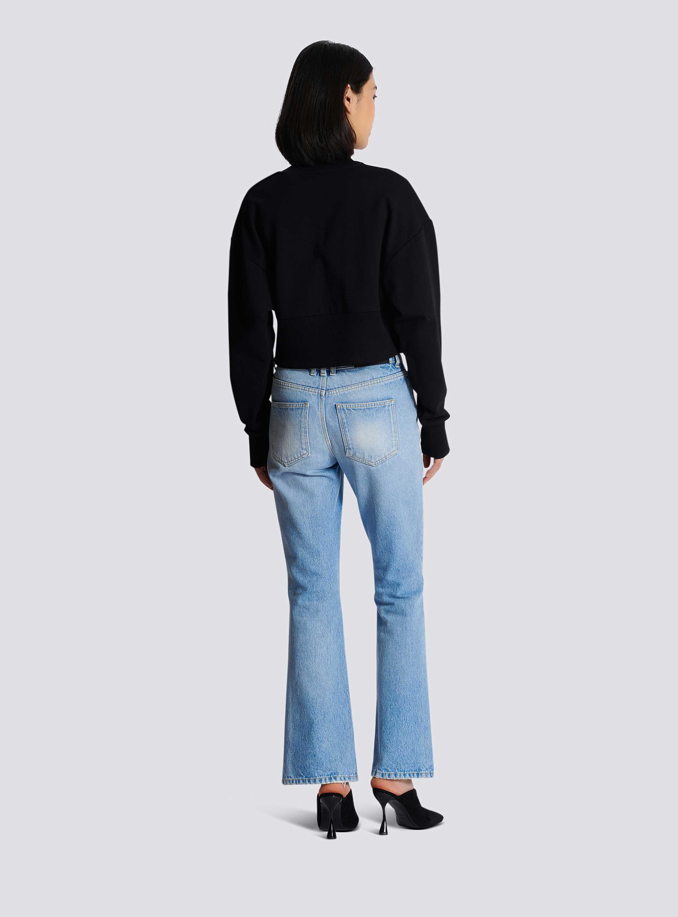 Balmain DF1LD070KG67EAB 関税送料込 Balmain logo-embossed Buttons Top | White | FARFETCH ID