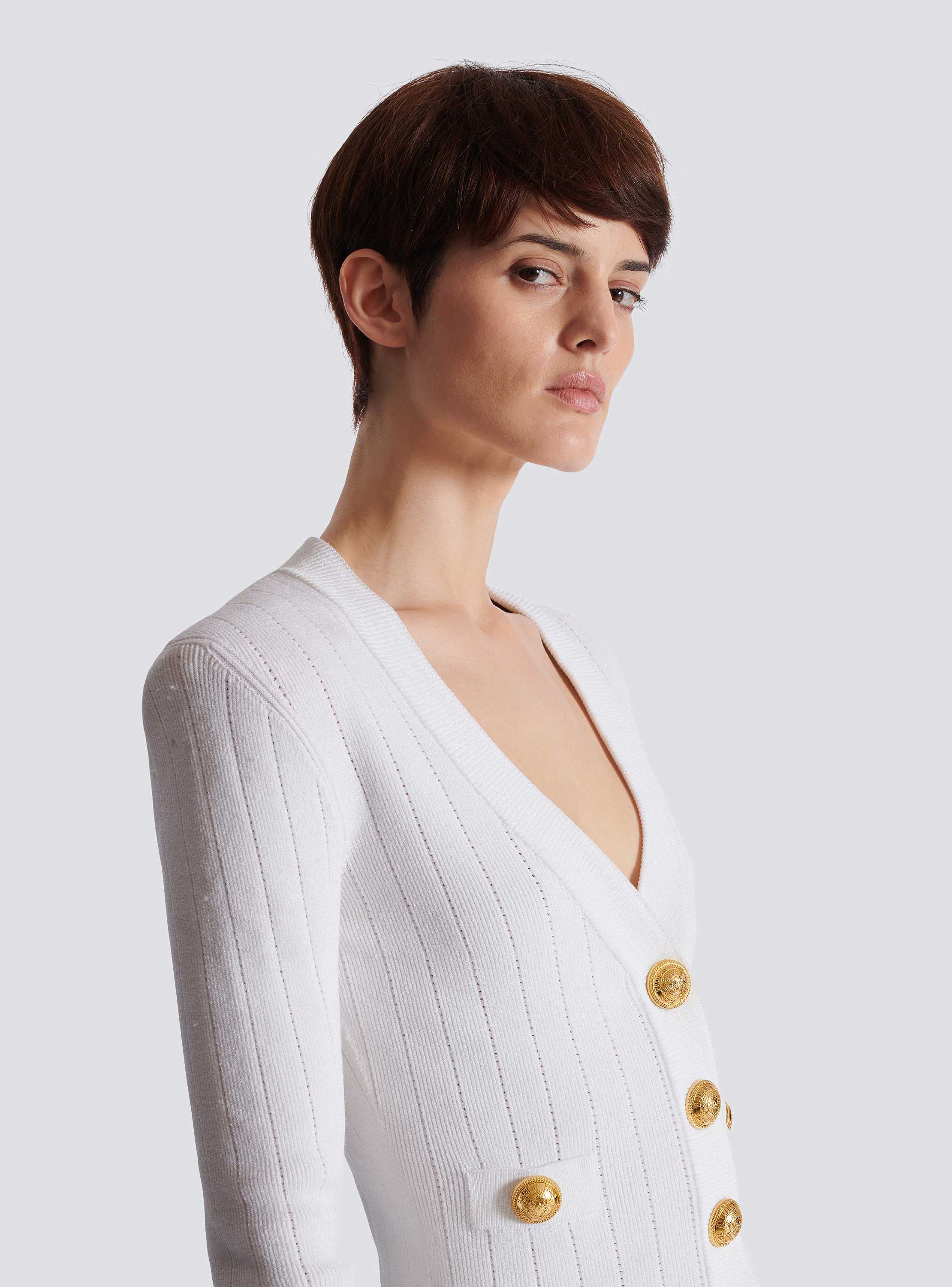 クロップド ニットカーディガン - Women | BALMAIN