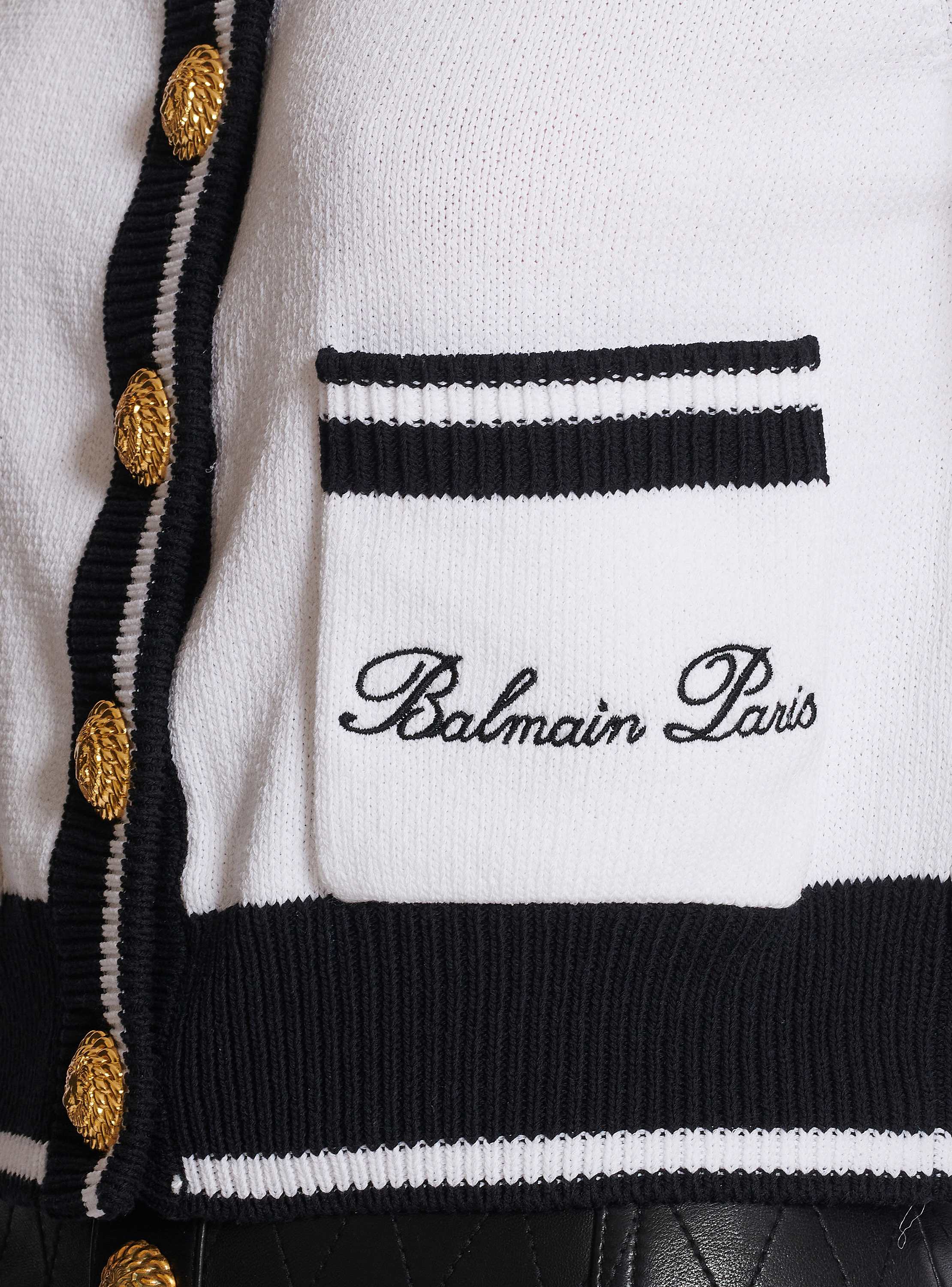 ベビー用トップス Balmain Cardigan With Buttons 4-pocket knitted cardigan - Women | BALMAIN